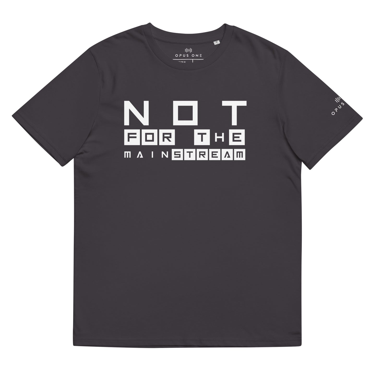 NFTM (v1) Unisex organic cotton t-shirt (White Text)