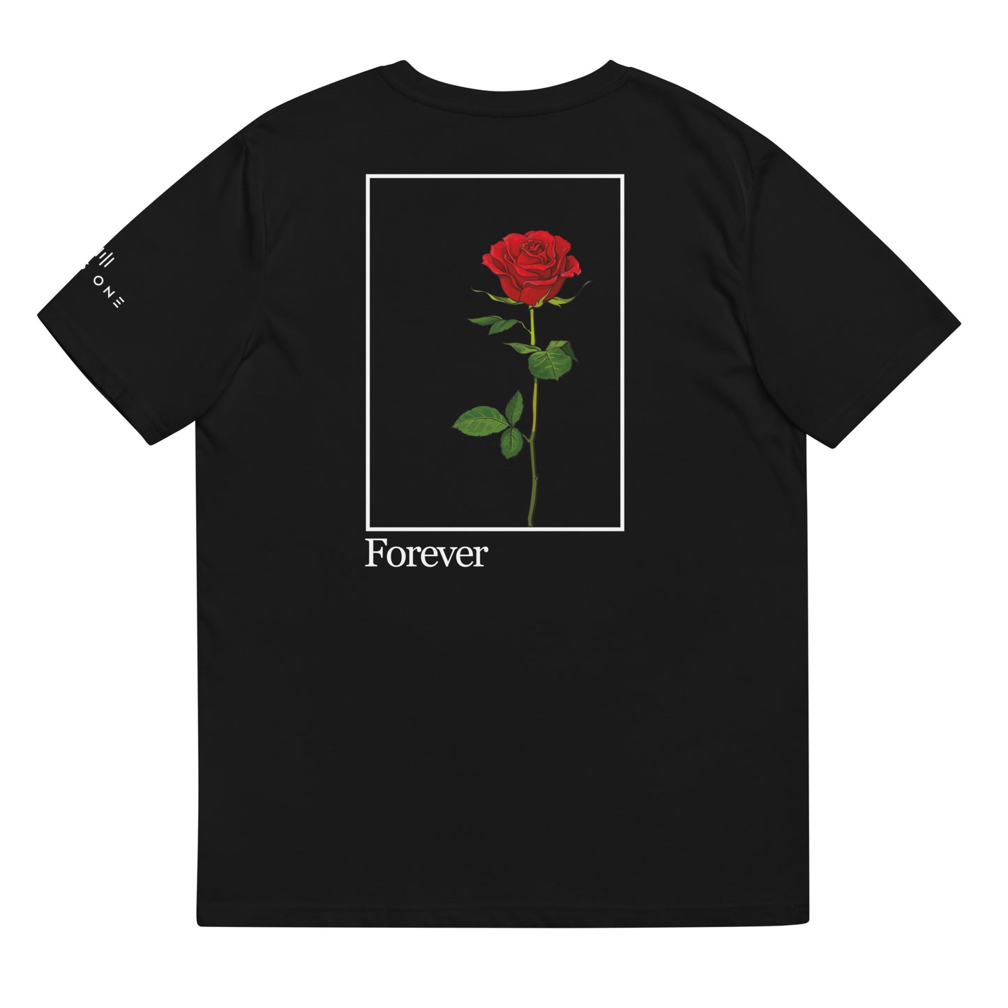Ltd (Forever v1) Unisex organic cotton t-shirt (White Text)