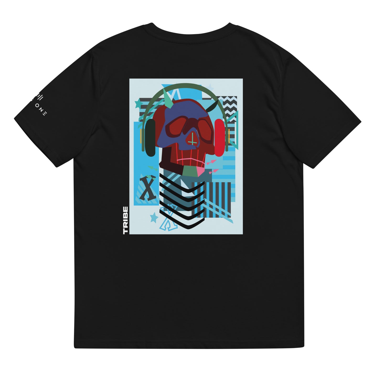 Tribe (v13) Unisex organic cotton t-shirt (White Text)