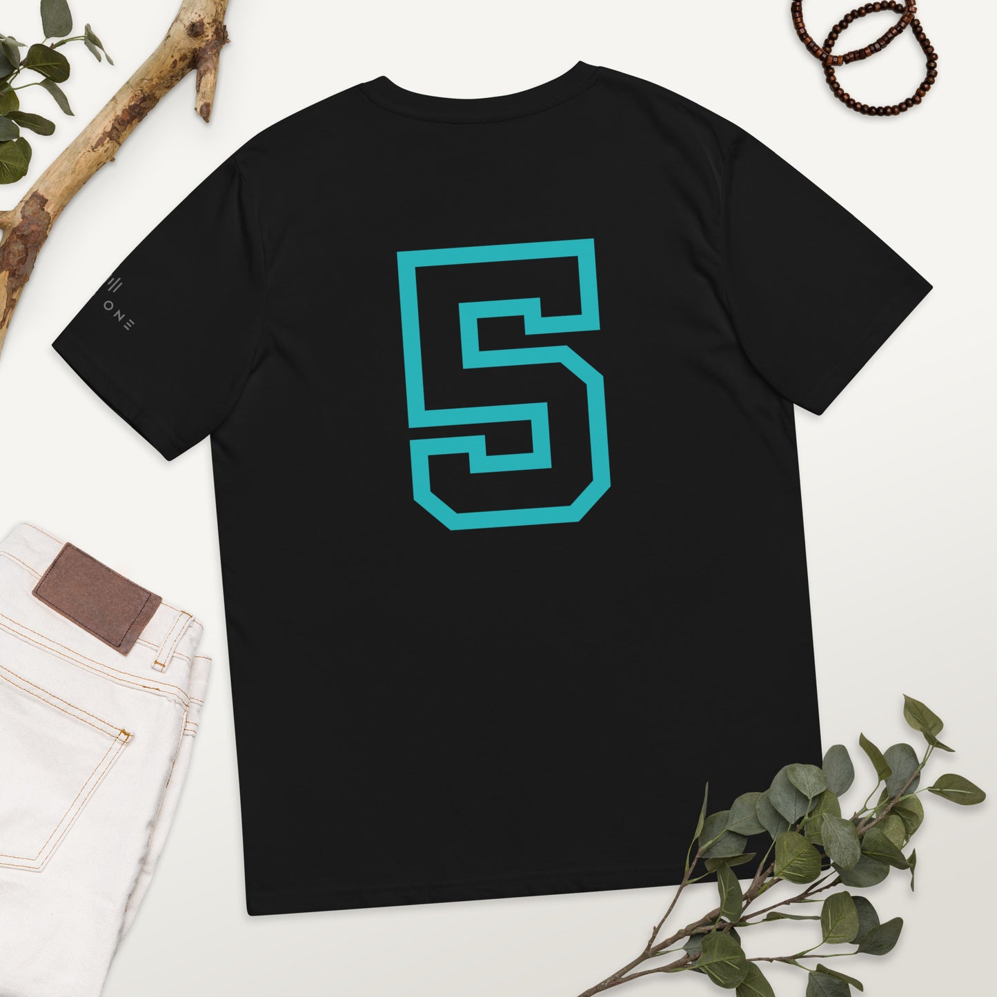 Signature Series (5ive Alive Jet Ski) Unisex organic cotton t-shirt MAIN FRONT PRINT