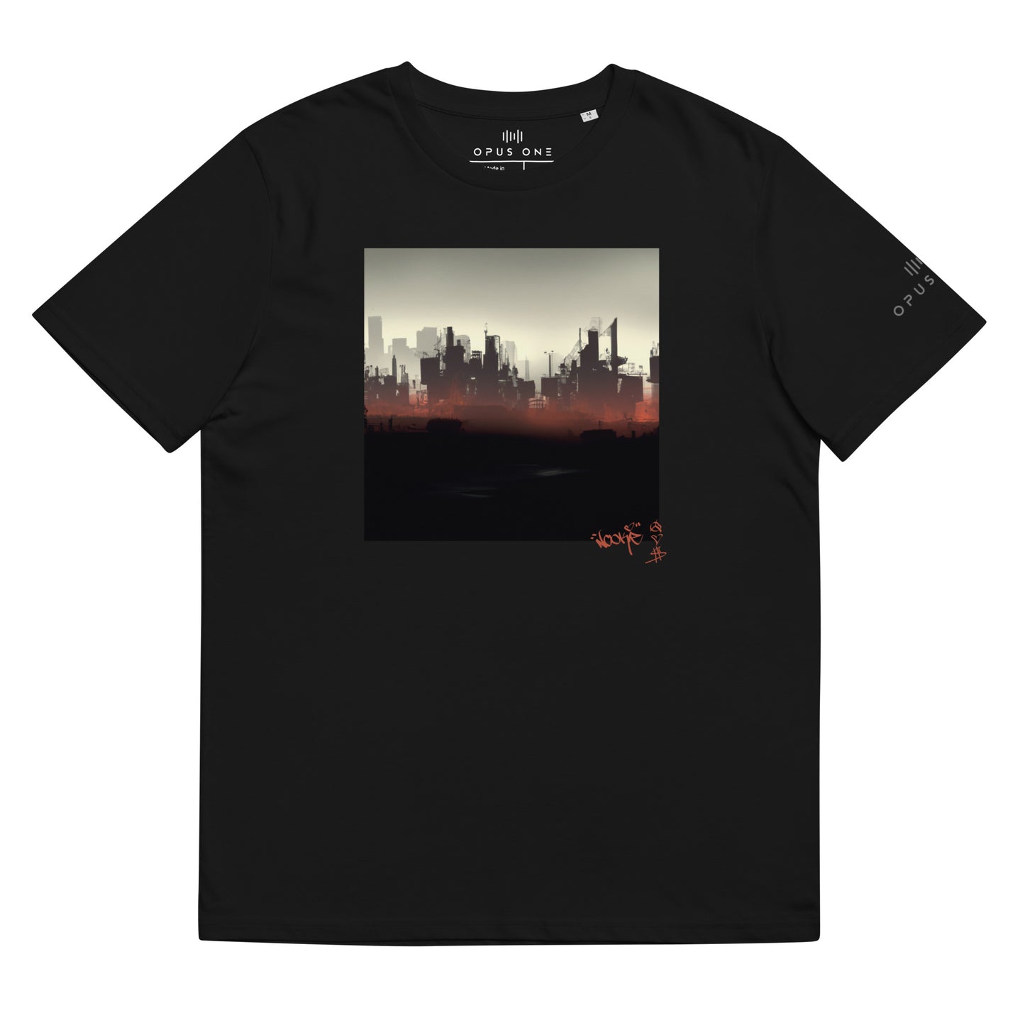 Signature Series (Nookie v6) Unisex organic cotton t-shirt MAIN FRONT PRINT