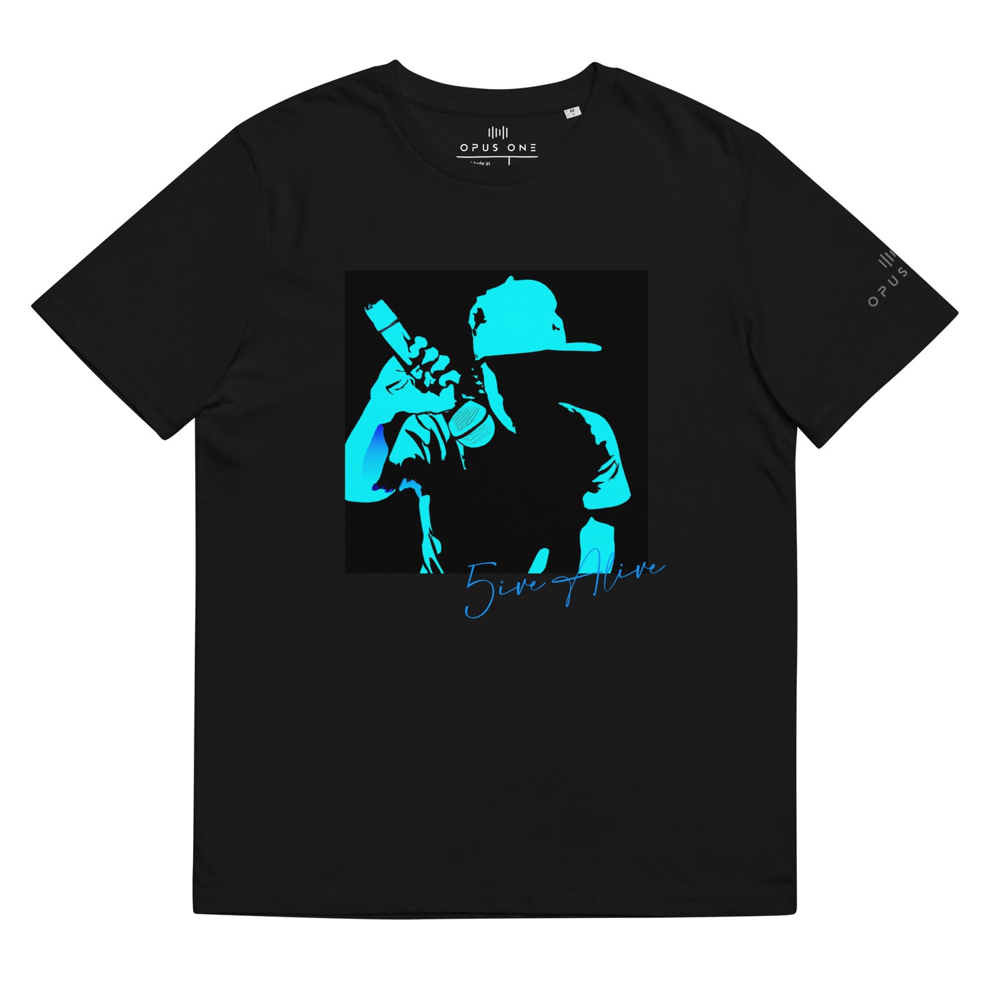 Signature Series (5ive Alive v6) Unisex organic cotton t-shirt MAIN FRONT PRINT