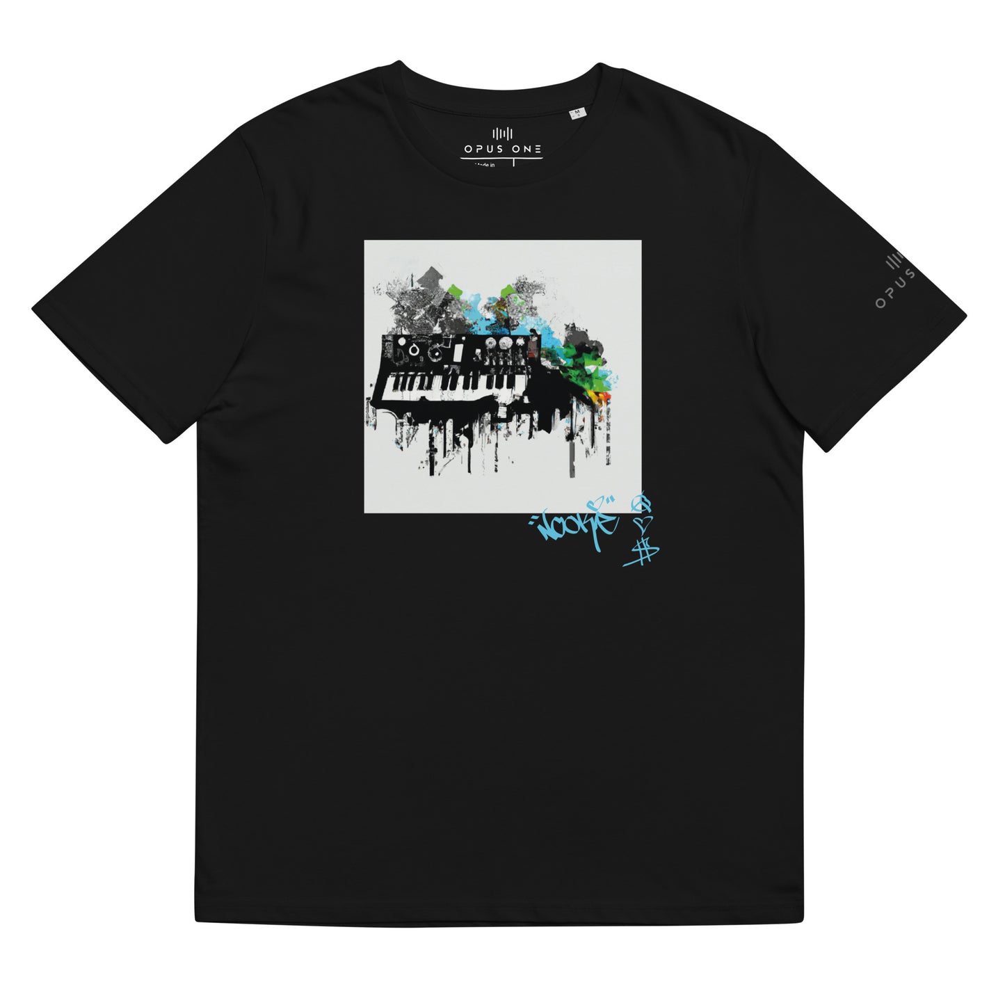 Signature Series (Nookie v3) Unisex organic cotton t-shirt MAIN FRONT PRINT