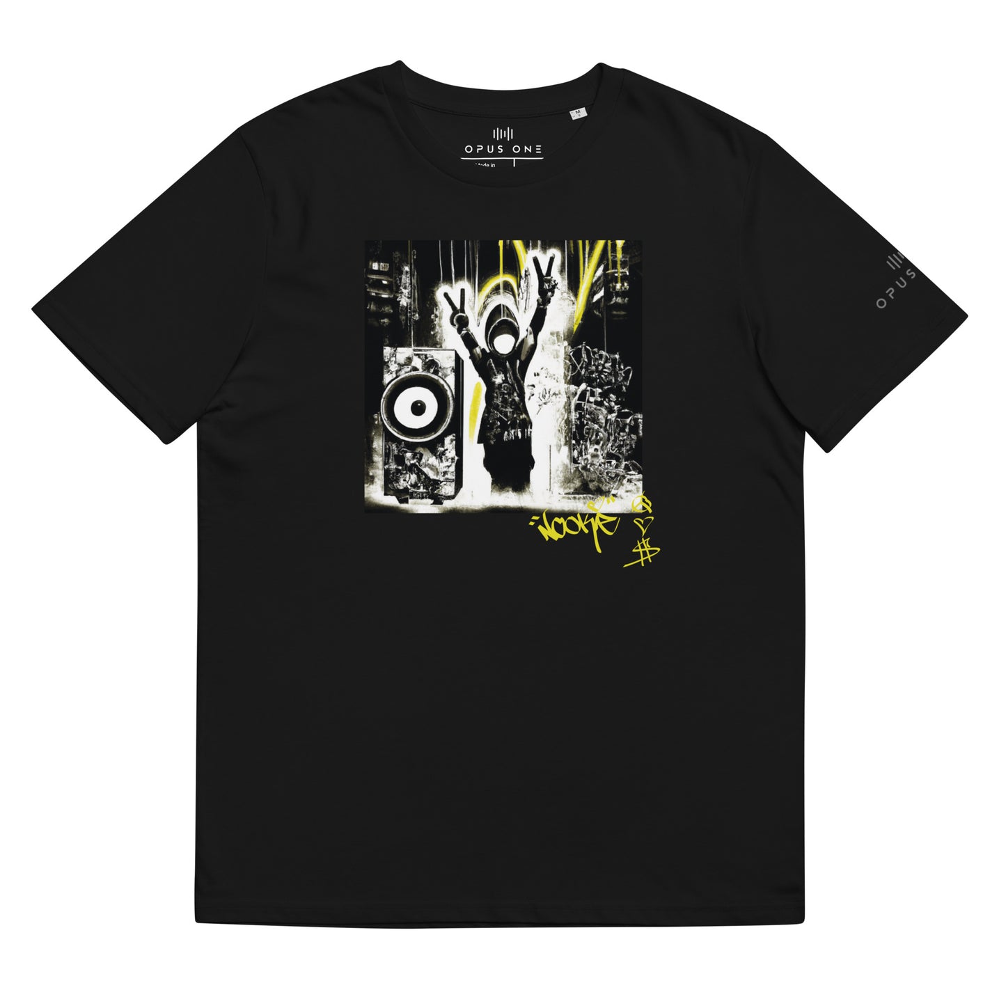 Signature Series (Nookie v4) Unisex organic cotton t-shirt MAIN FRONT PRINT