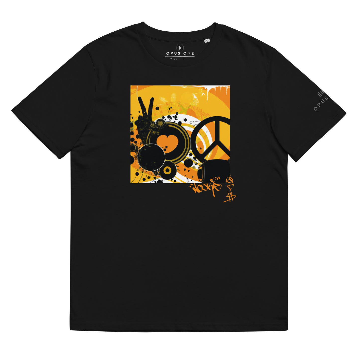 Signature Series (Nookie v5) Unisex organic cotton t-shirt MAIN FRONT PRINT