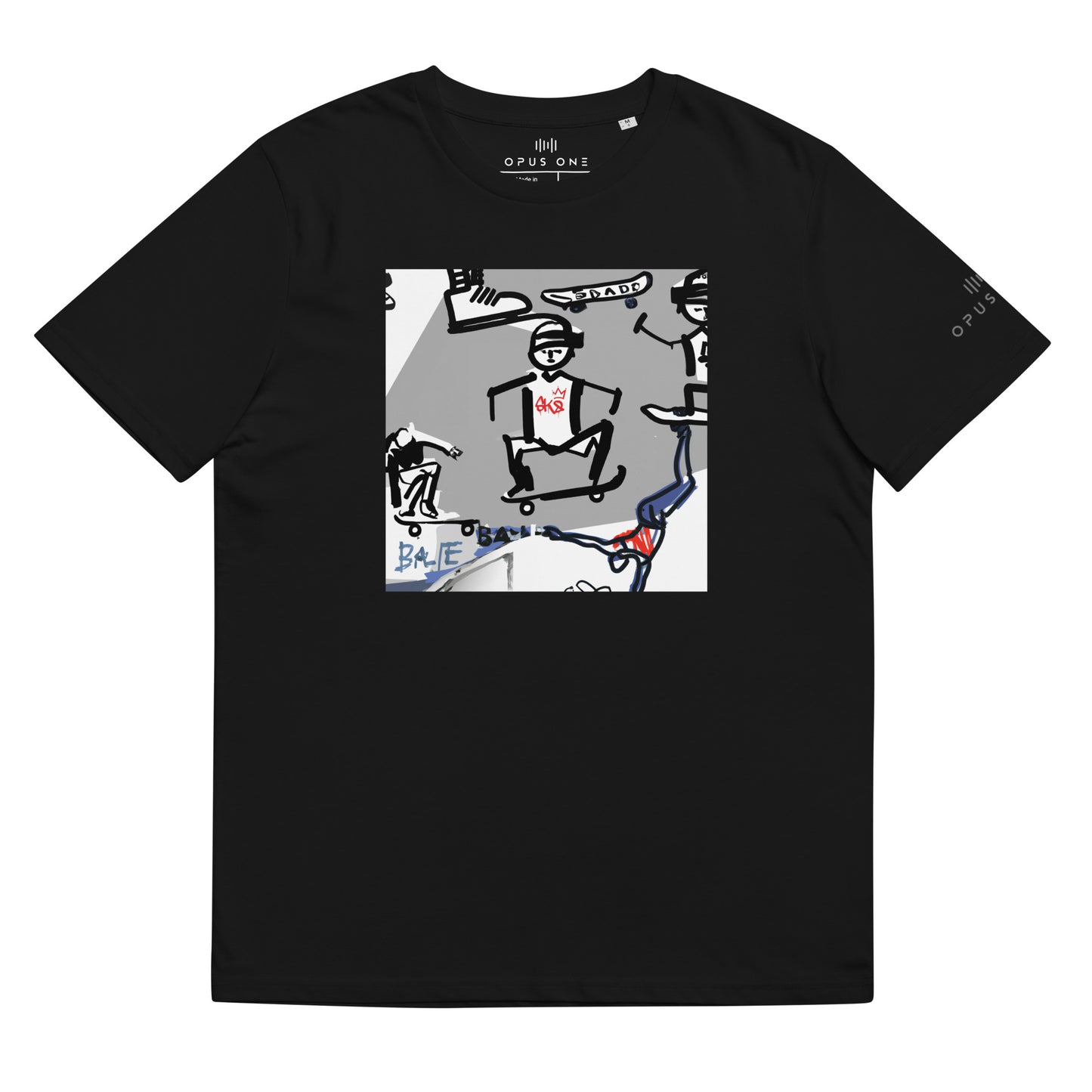 SK8 (v7) Unisex organic cotton t-shirt