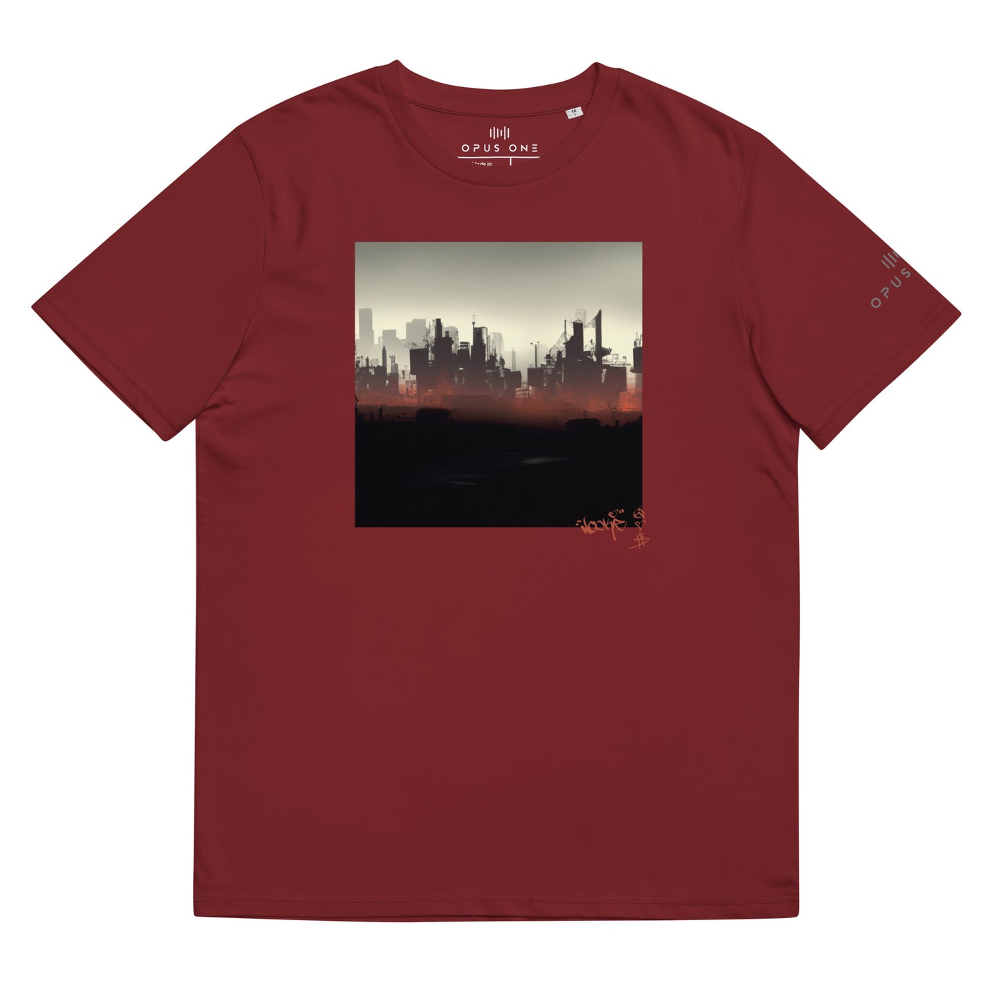 Signature Series (Nookie v6) Unisex organic cotton t-shirt MAIN FRONT PRINT