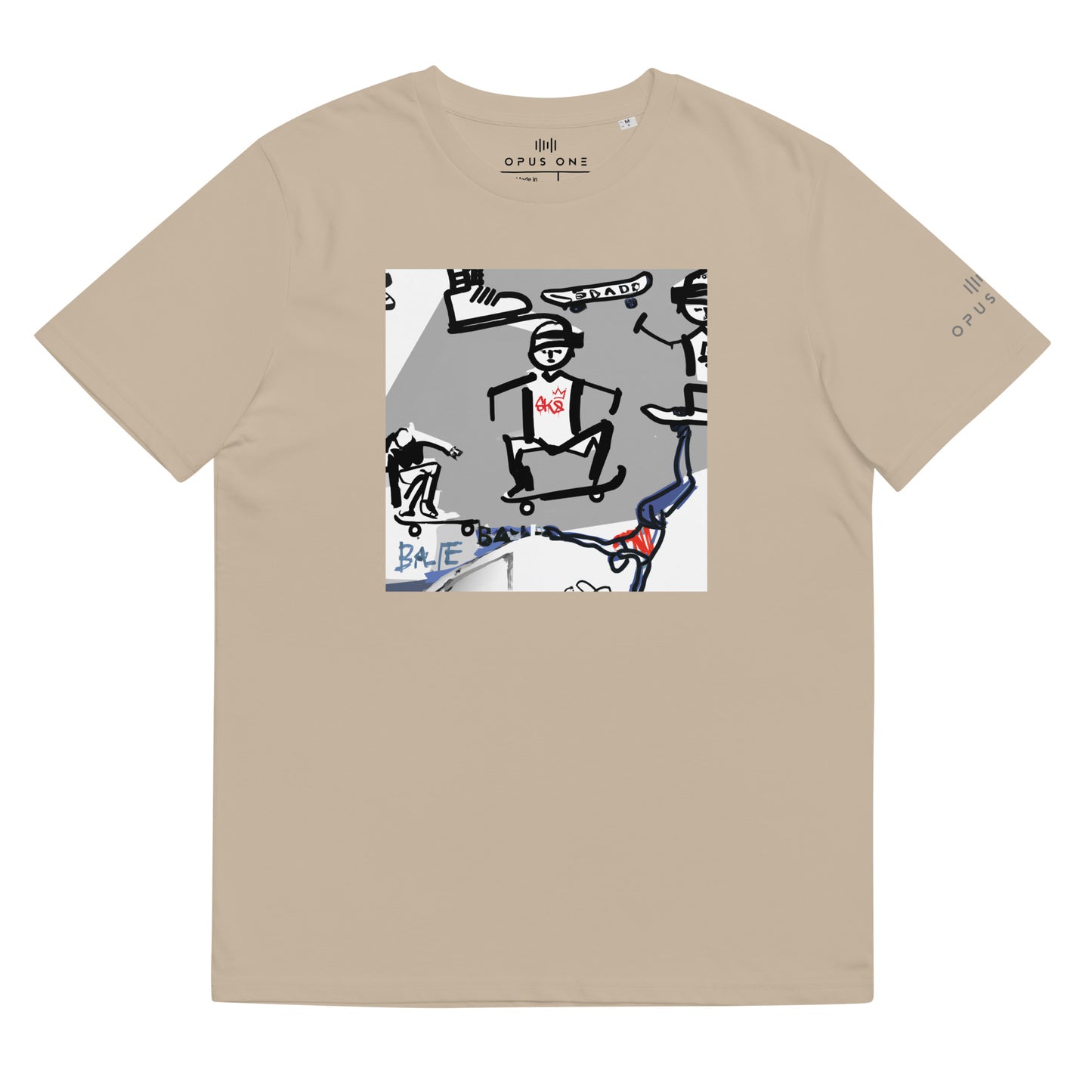 SK8 (v7) Unisex organic cotton t-shirt