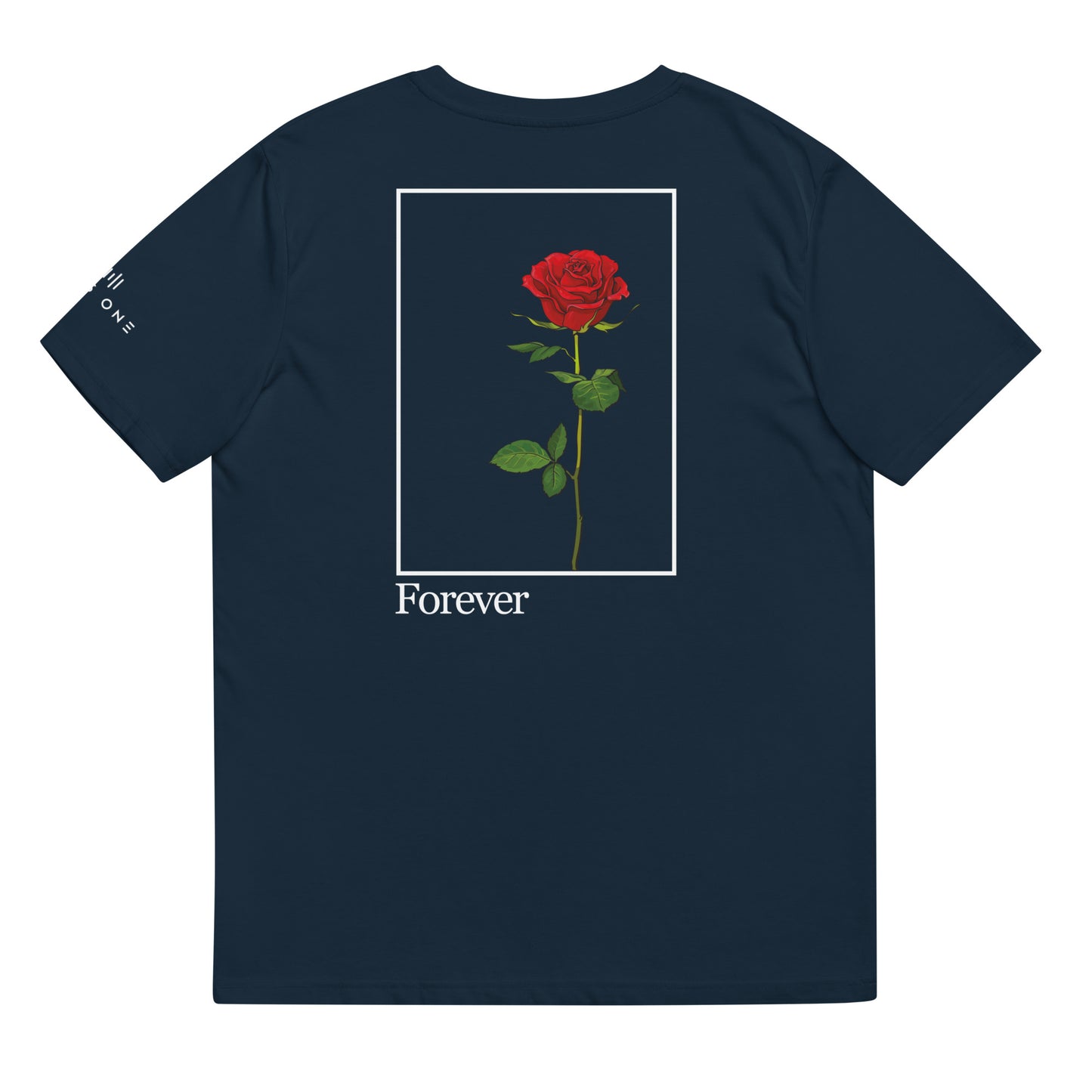 Ltd (Forever v1) Unisex organic cotton t-shirt (White Text)