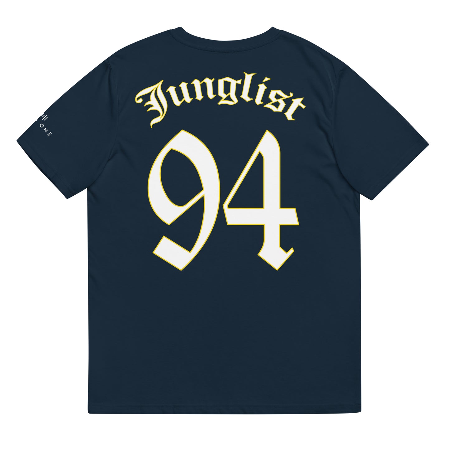 D&B / Junglist (v4) Unisex organic cotton t-shirt (White Text)