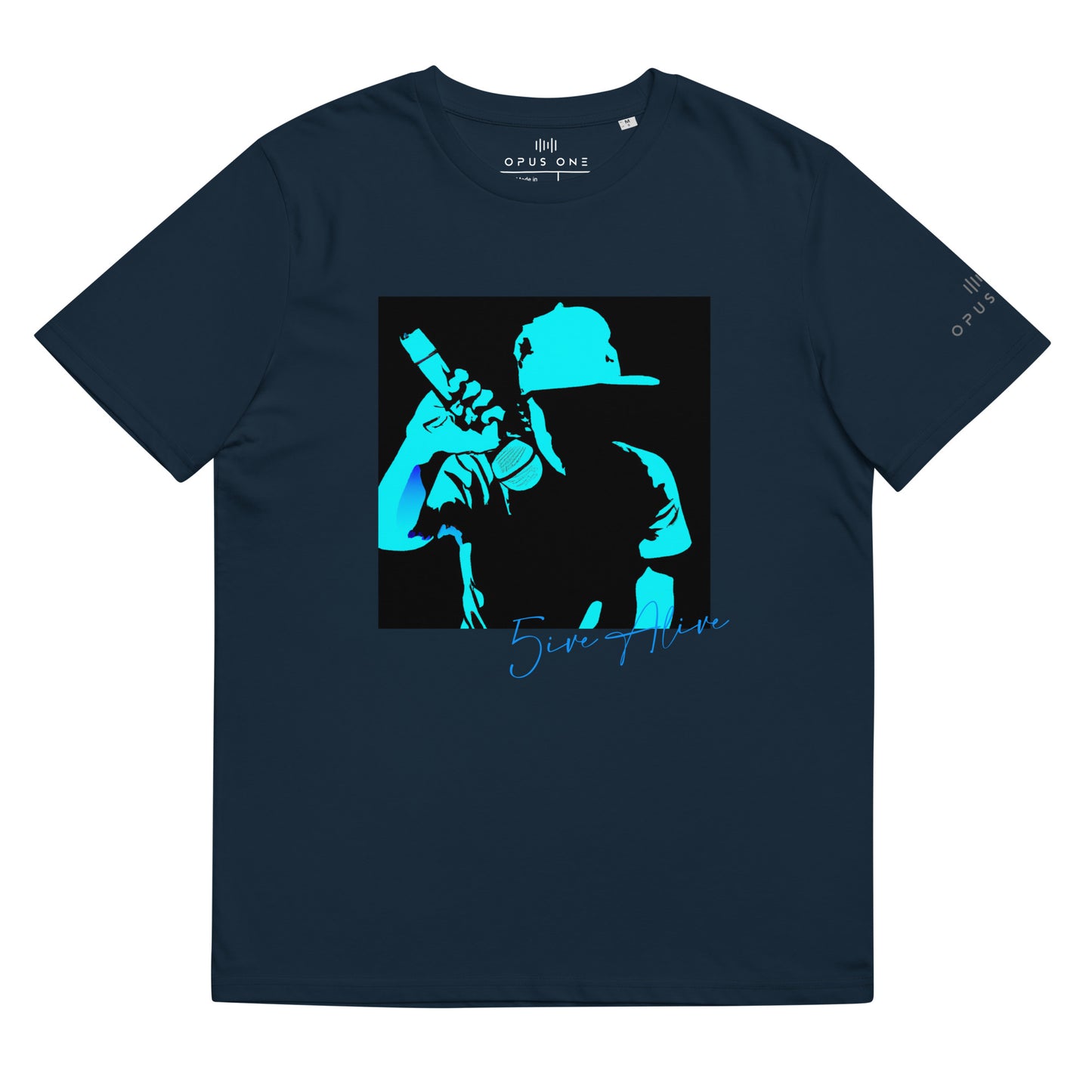 Signature Series (5ive Alive v6) Unisex organic cotton t-shirt MAIN FRONT PRINT