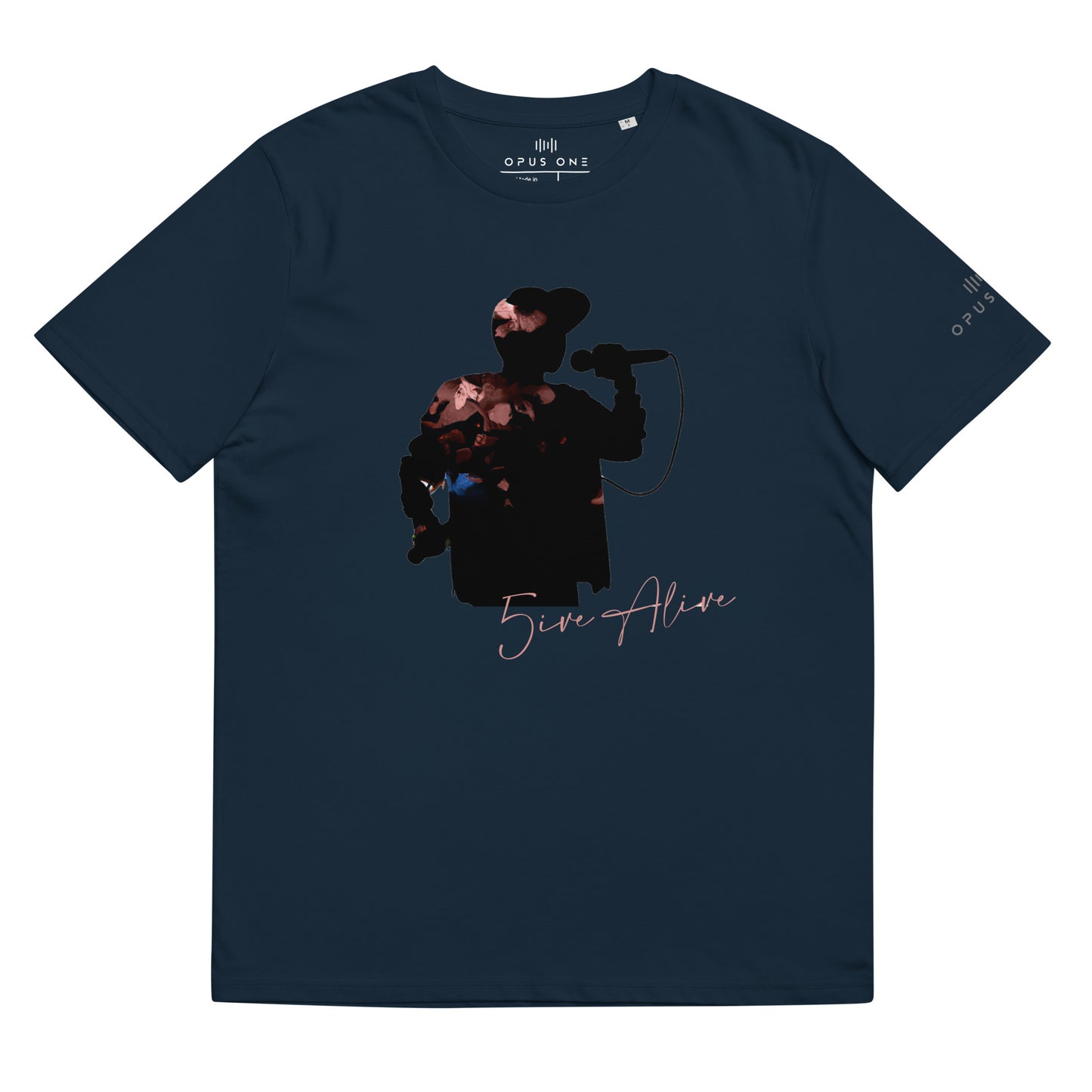 Signature Series (5ive Alive v8) Unisex organic cotton t-shirt MAIN FRONT PRINT
