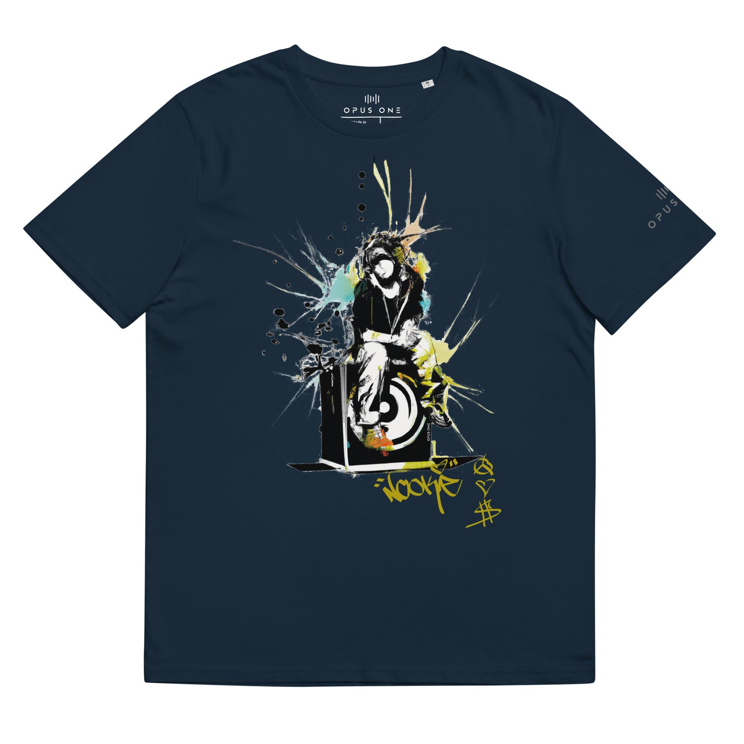 Signature Series (Nookie v1) Unisex organic cotton t-shirt MAIN FRONT PRINT