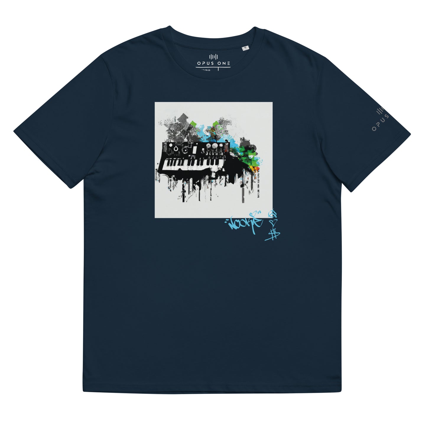 Signature Series (Nookie v3) Unisex organic cotton t-shirt MAIN FRONT PRINT