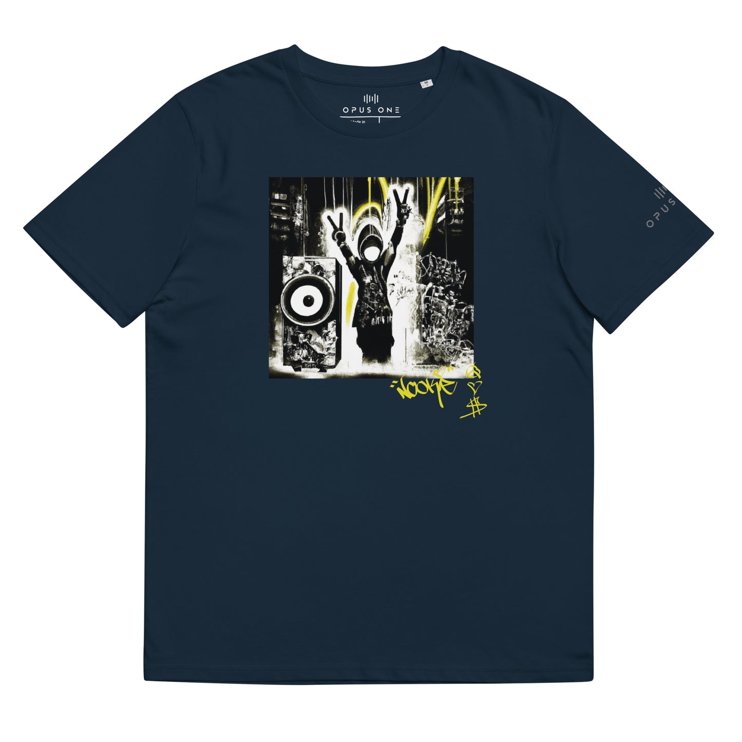 Signature Series (Nookie v4) Unisex organic cotton t-shirt MAIN FRONT PRINT