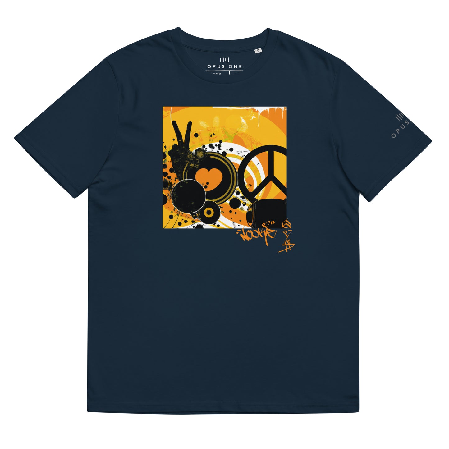 Signature Series (Nookie v5) Unisex organic cotton t-shirt MAIN FRONT PRINT