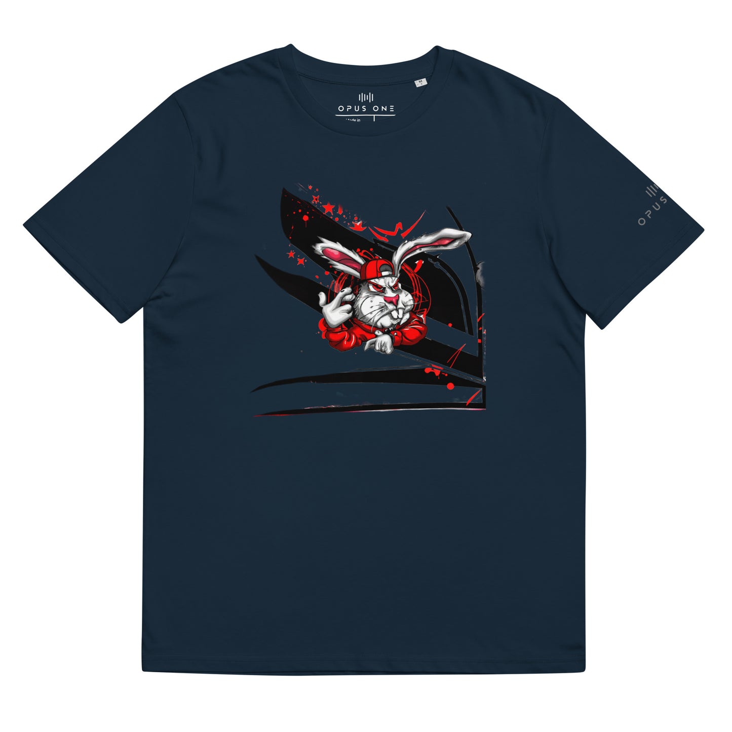 B-Boy Bunski (v2) Unisex organic cotton t-shirt MAIN FRONT PRINT