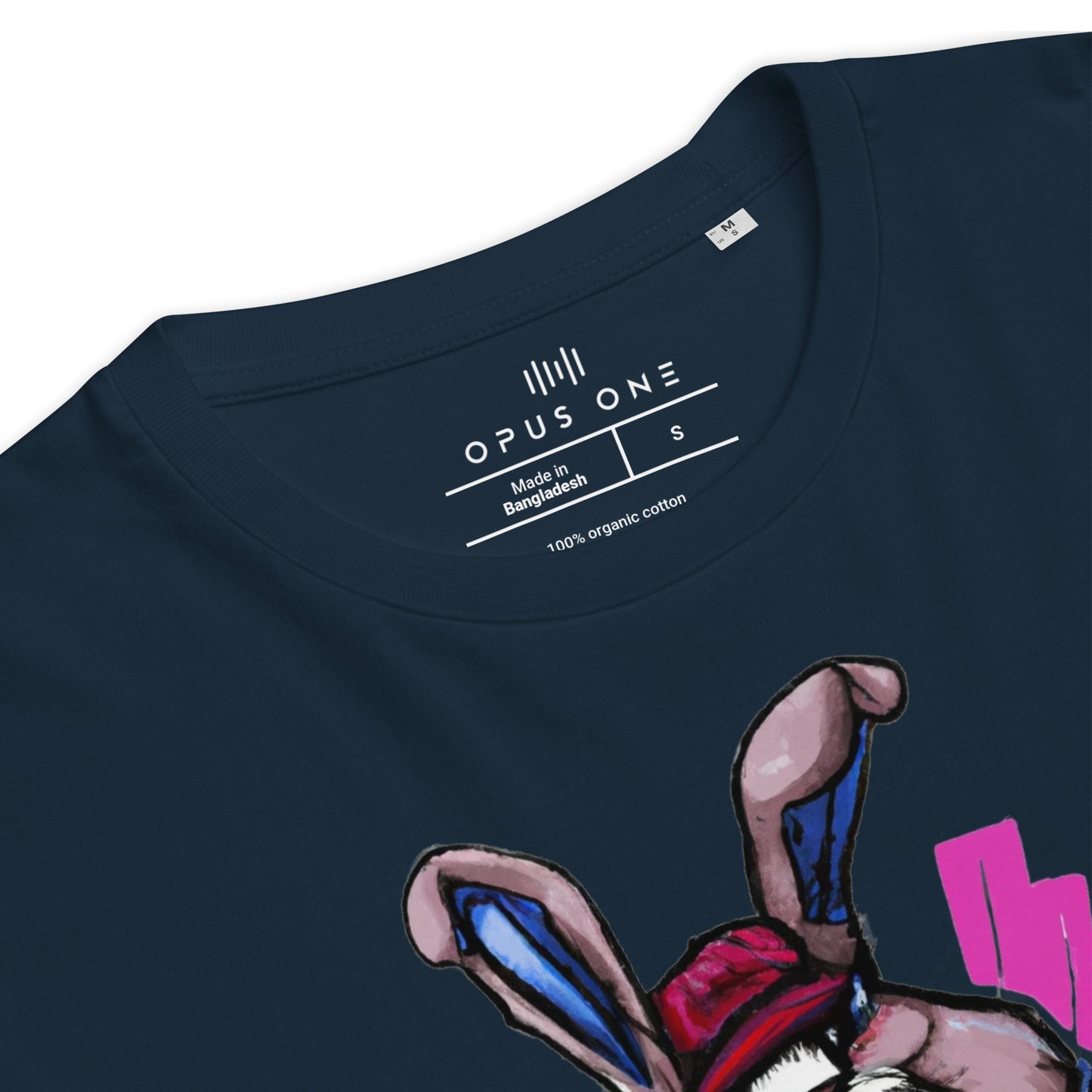 B-Boy Bunski (v1) Unisex organic cotton t-shirt MAIN FRONT PRINT