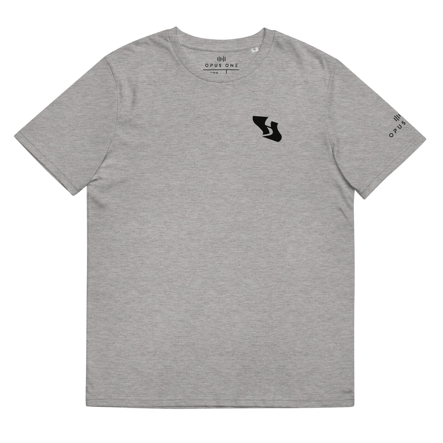Hustle (v9) Unisex organic cotton t-shirt (Black Text)