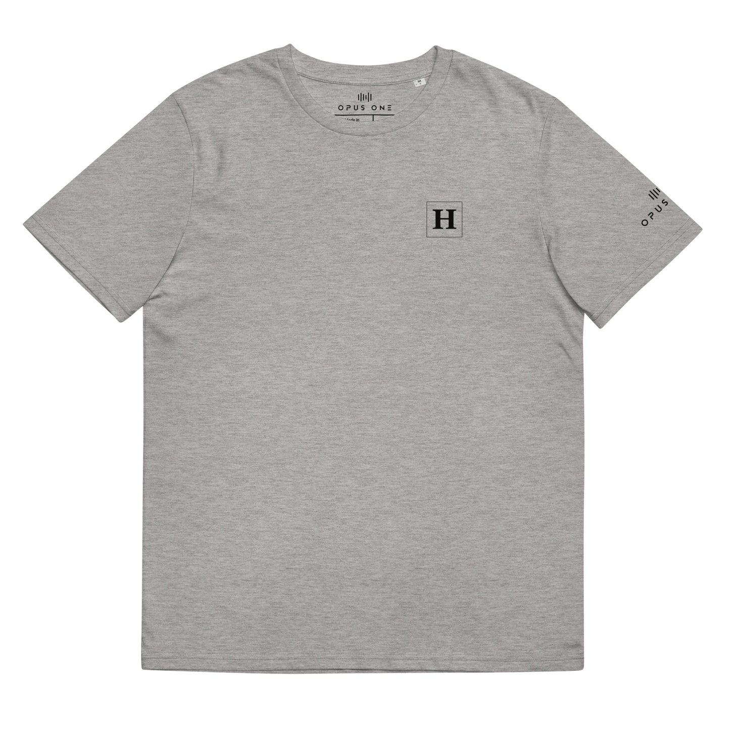 Hustle (v7) Unisex organic cotton t-shirt (Black Text)