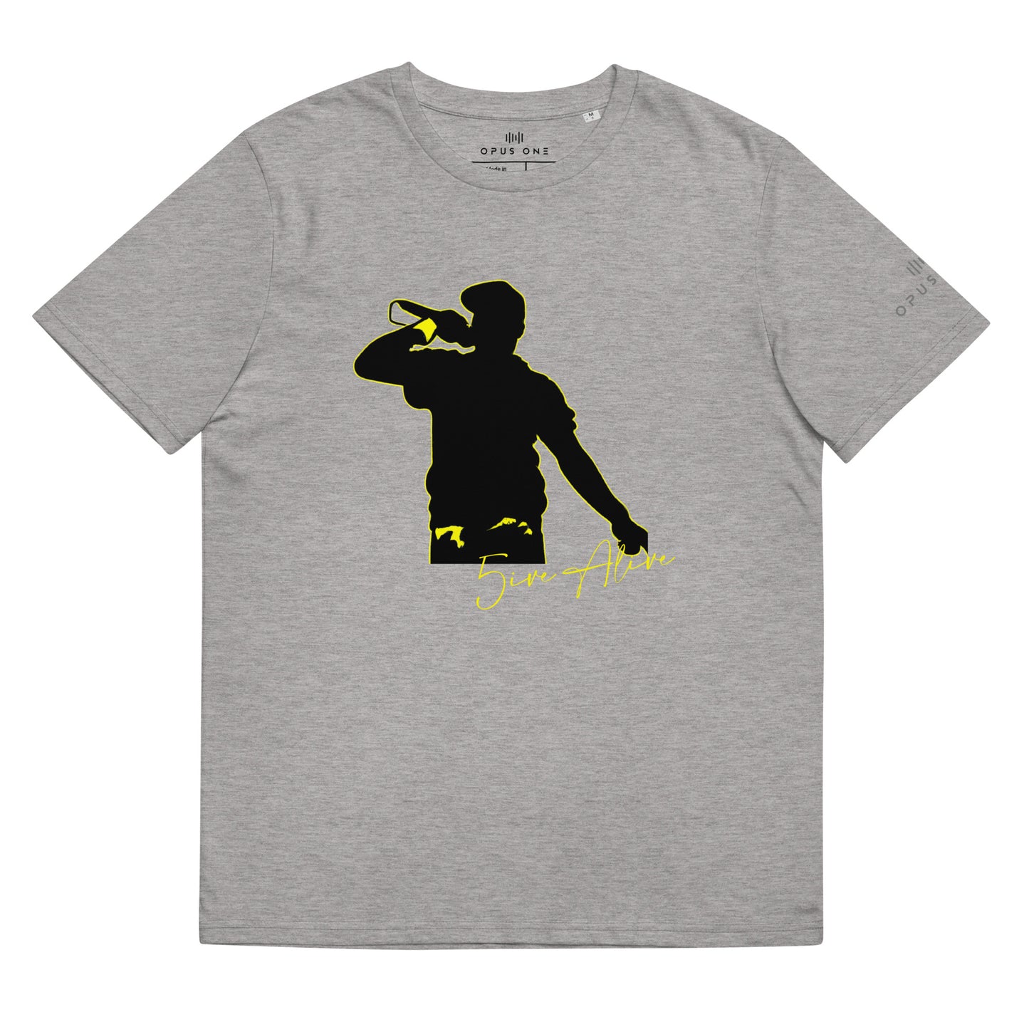 Signature Series (5ive Alive v7) Unisex organic cotton t-shirt MAIN FRONT PRINT