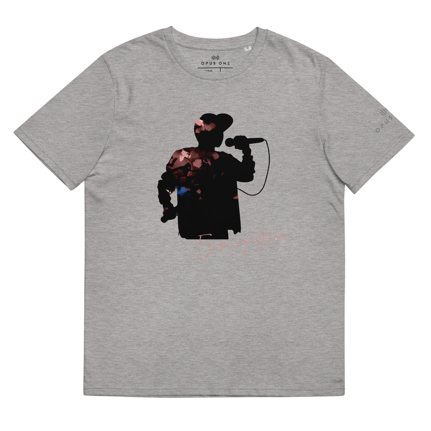 Signature Series (5ive Alive v8) Unisex organic cotton t-shirt MAIN FRONT PRINT