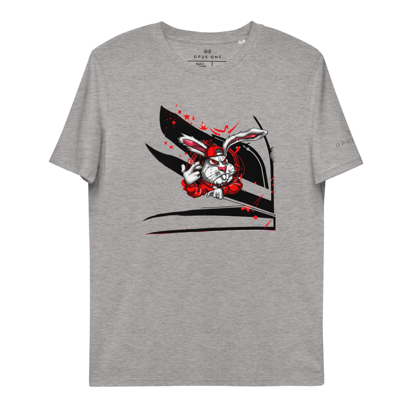 B-Boy Bunski (v2) Unisex organic cotton t-shirt MAIN FRONT PRINT