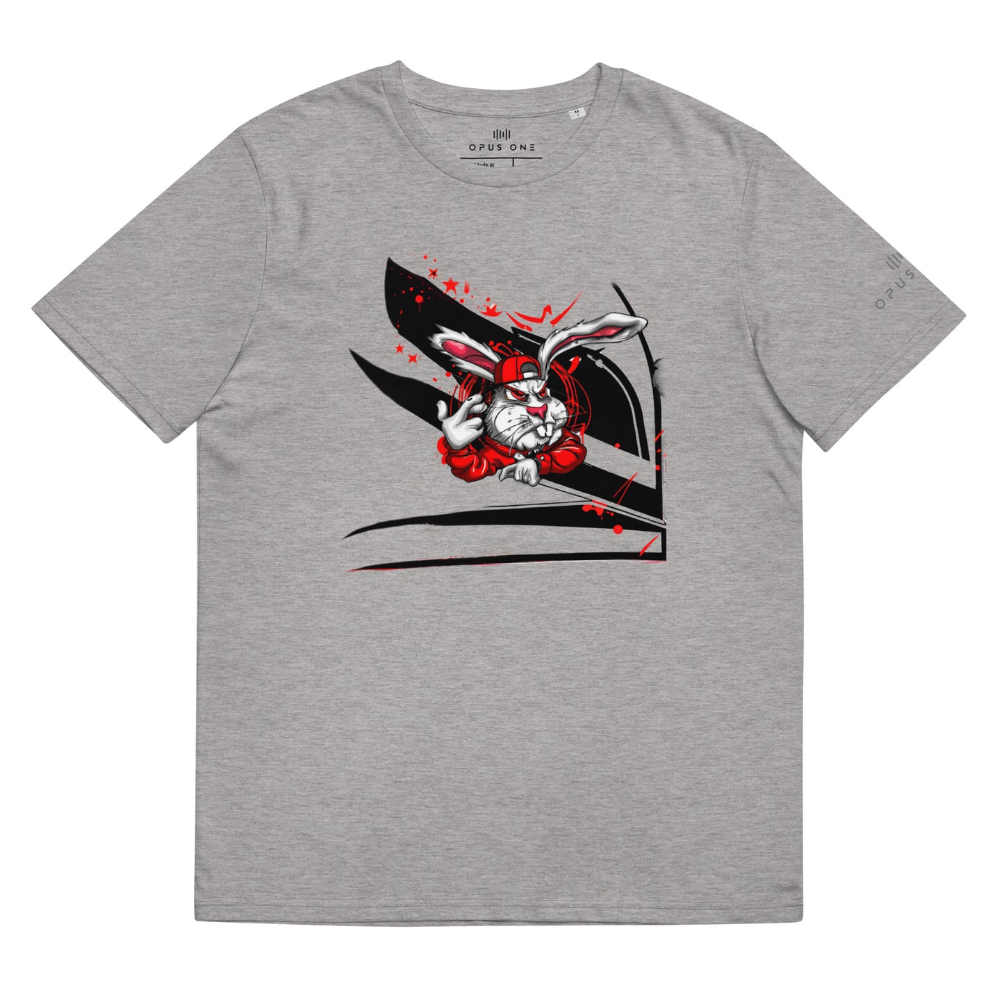B-Boy Bunski (v2) Unisex organic cotton t-shirt MAIN FRONT PRINT