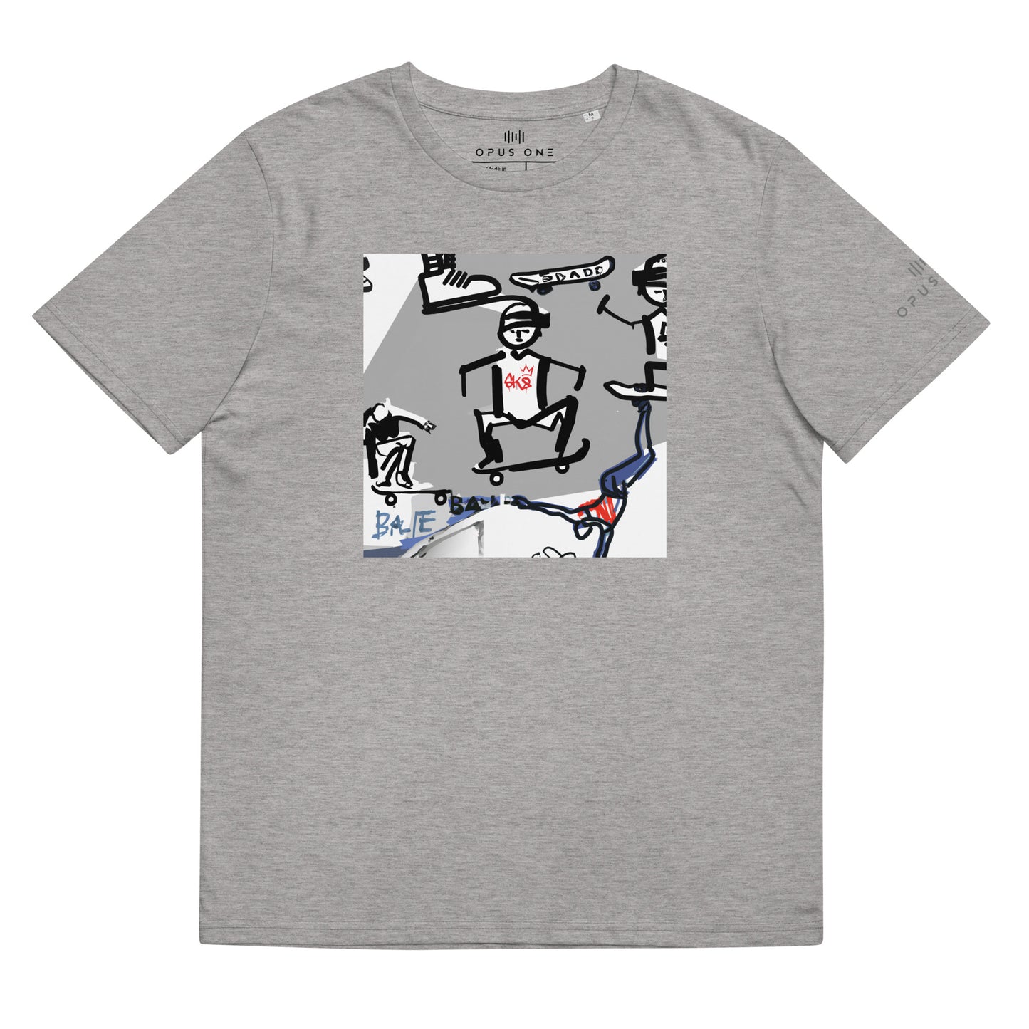 SK8 (v7) Unisex organic cotton t-shirt