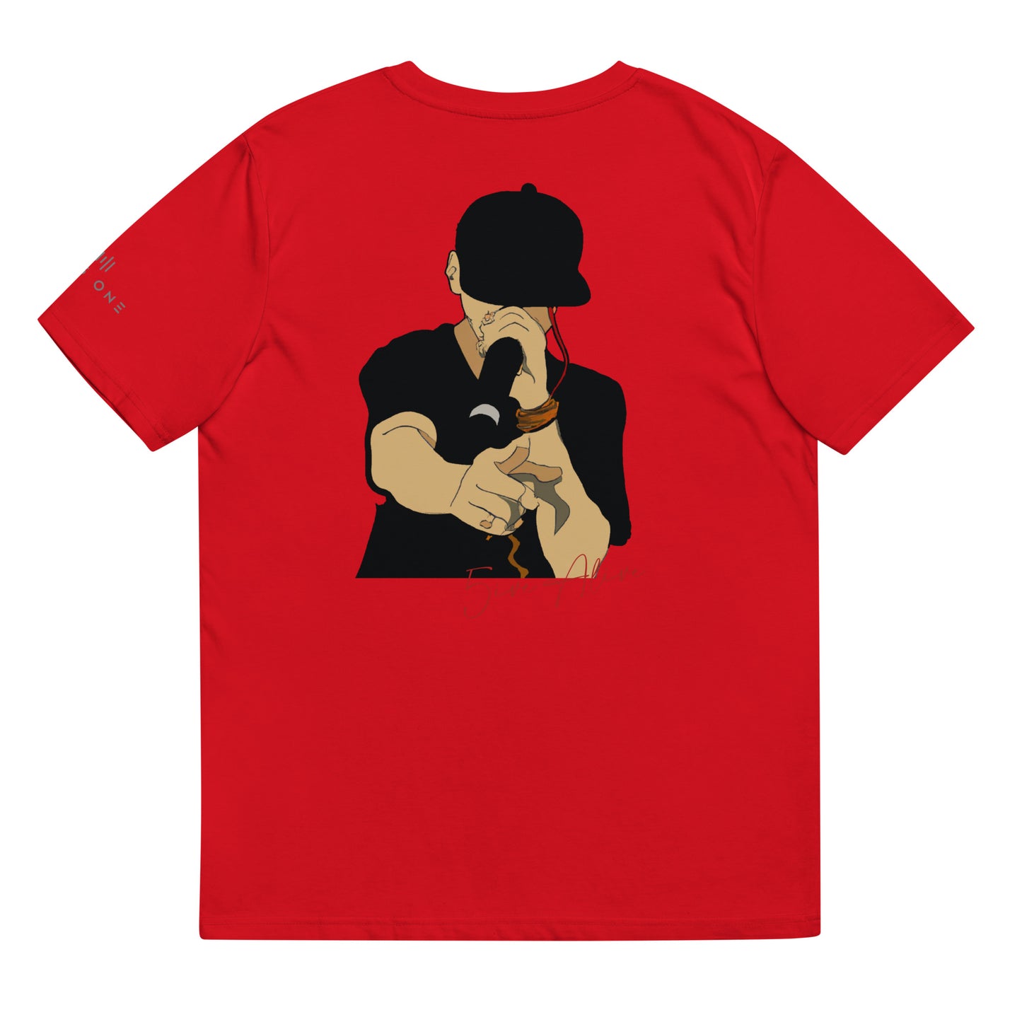 Signature Series (5ive Alive v2) Unisex organic cotton t-shirt MAIN BACK PRINT