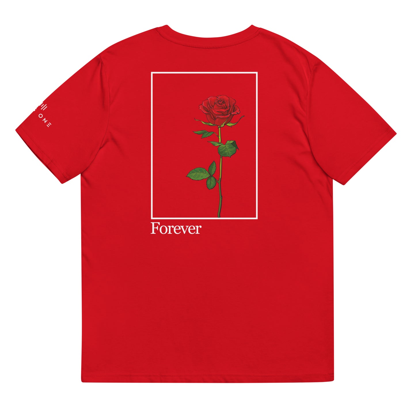 Ltd (Forever v1) Unisex organic cotton t-shirt (White Text)