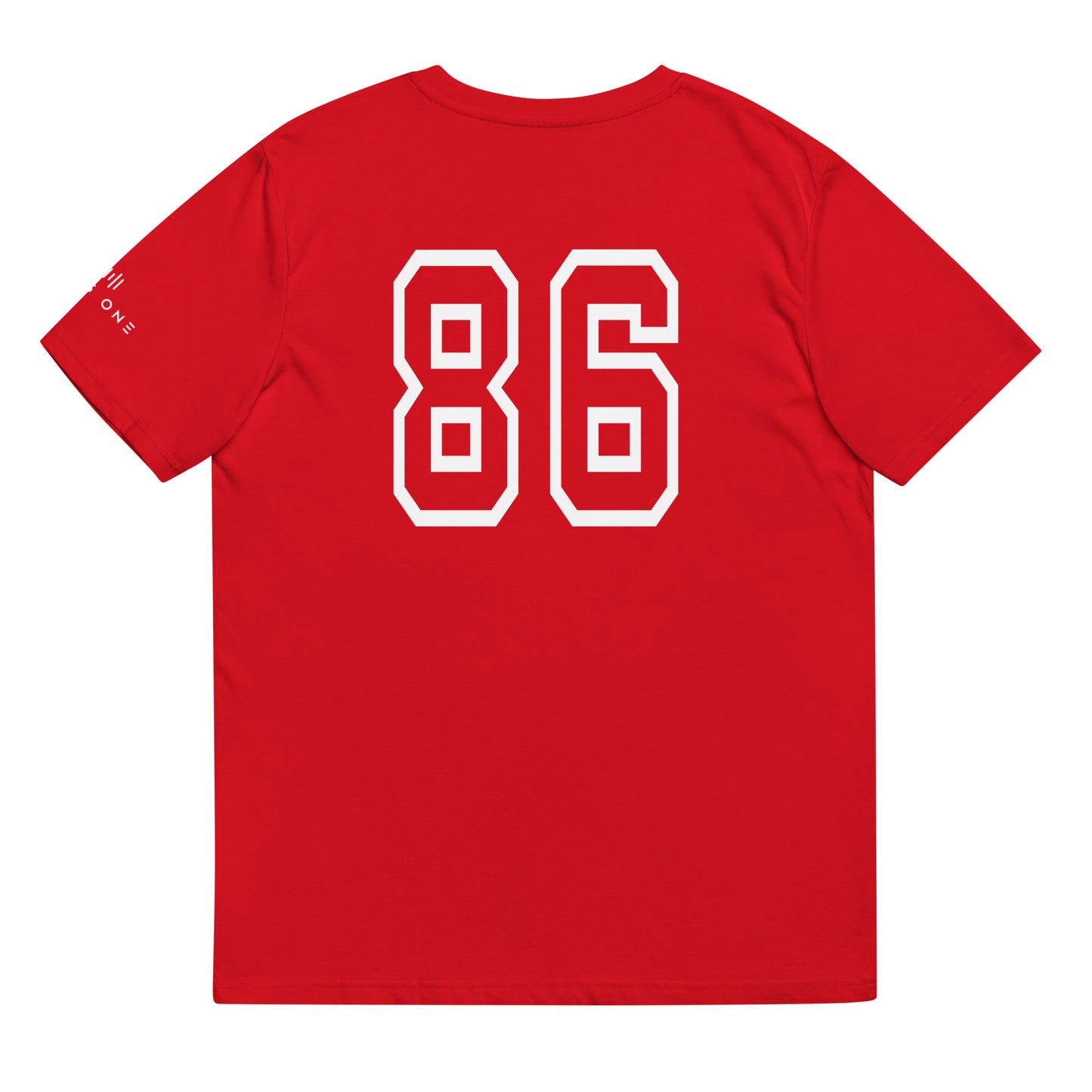 Ltd (Breakdance v2) Unisex organic cotton t-shirt (White Text)