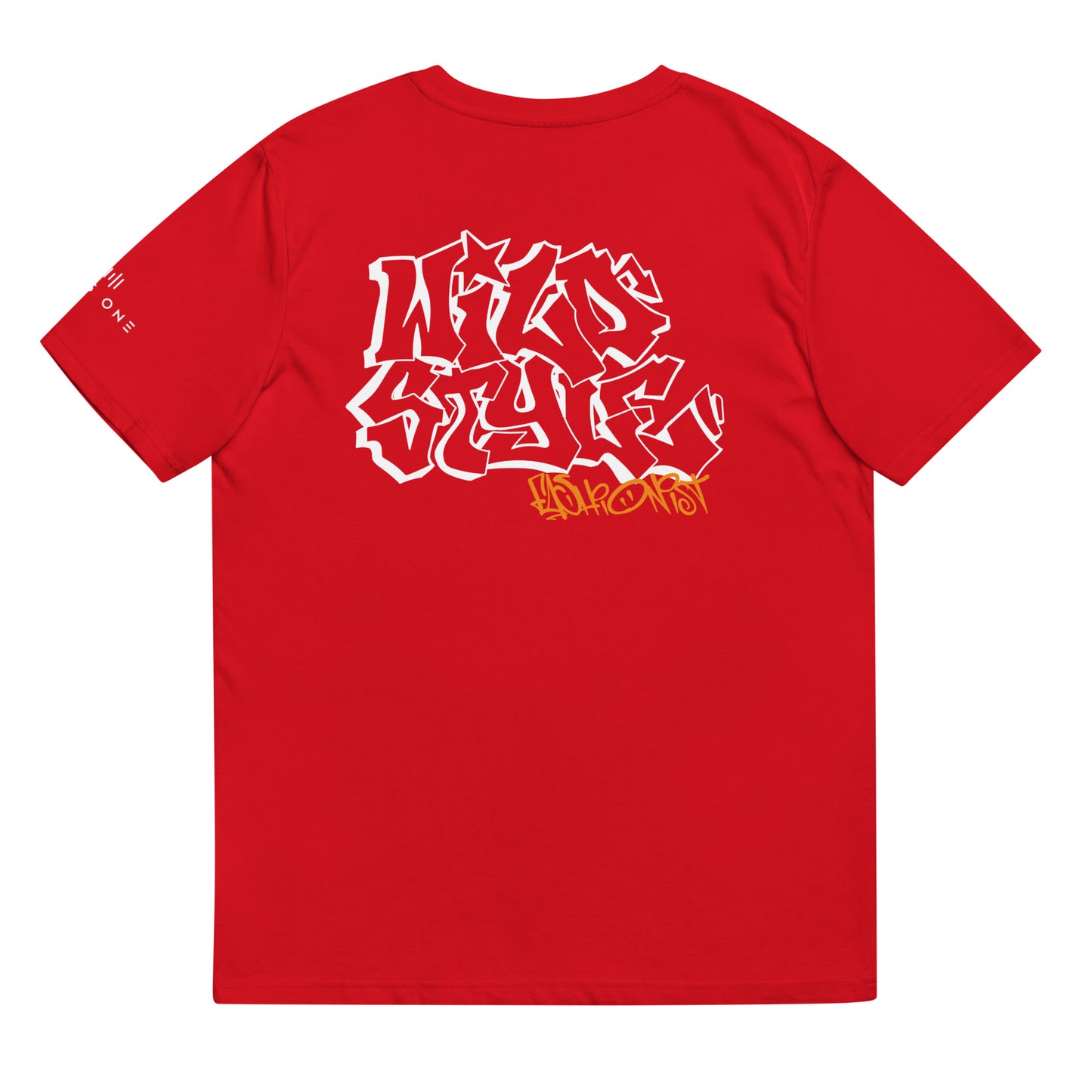 WSF (v4) Unisex organic cotton t-shirt (White Text)