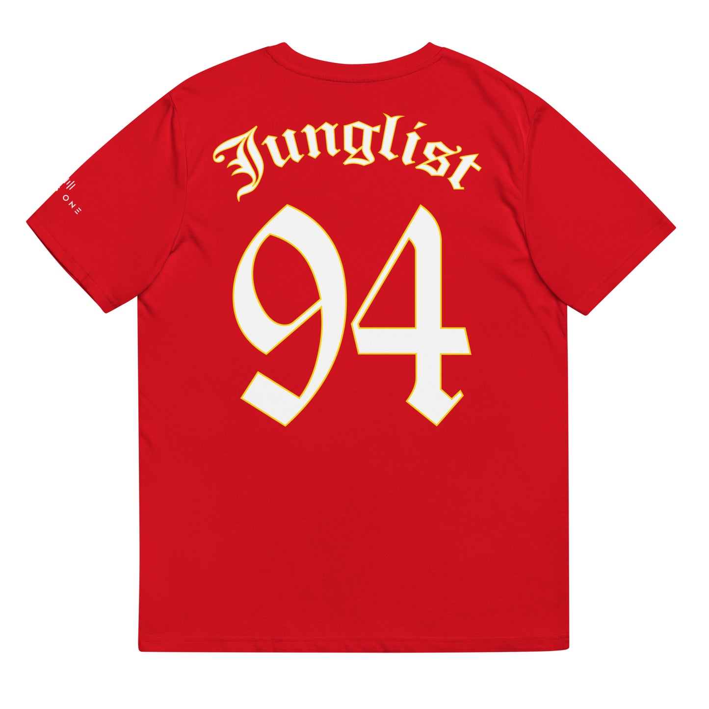 D&B / Junglist (v4) Unisex organic cotton t-shirt (White Text)
