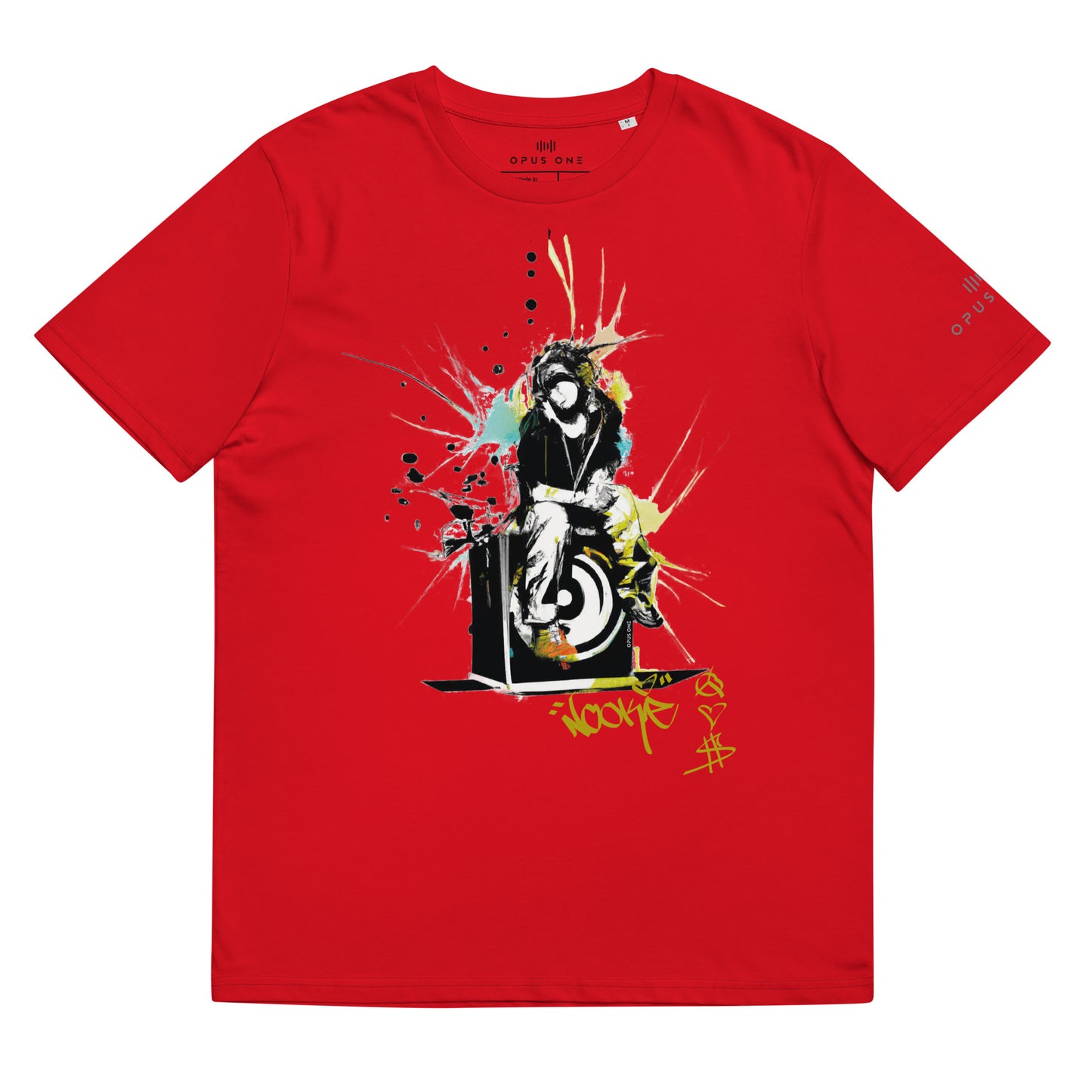 Signature Series (Nookie v1) Unisex organic cotton t-shirt MAIN FRONT PRINT