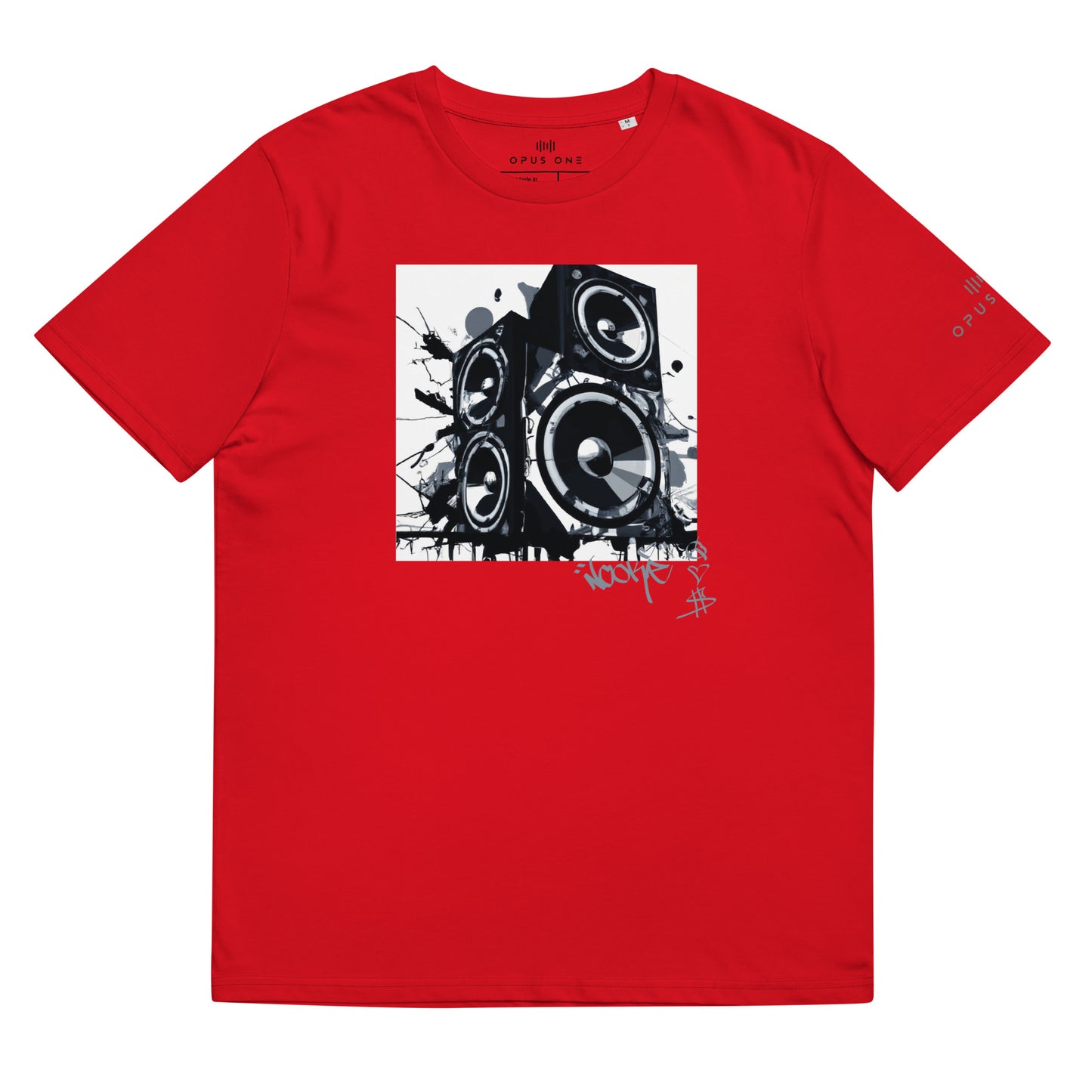 Signature Series (Nookie v2) Unisex organic cotton t-shirt MAIN FRONT PRINT
