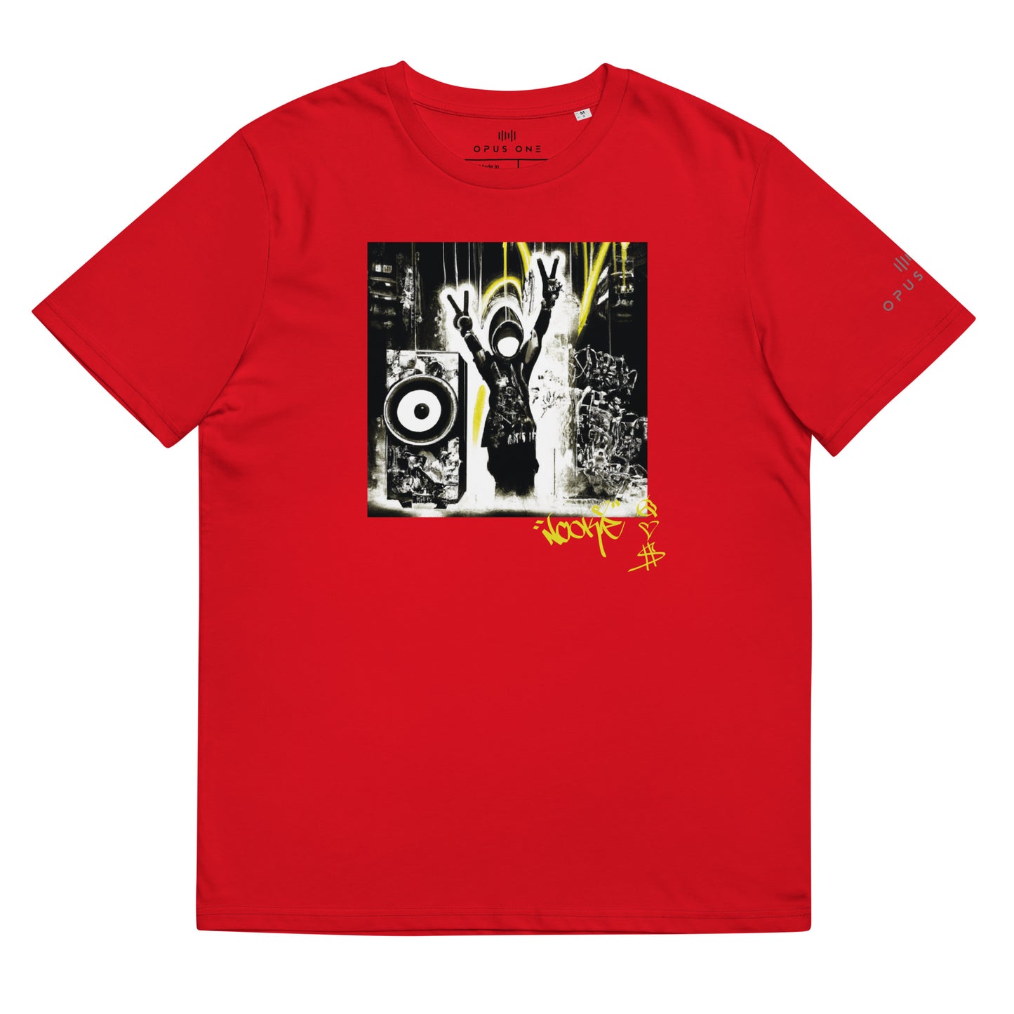 Signature Series (Nookie v4) Unisex organic cotton t-shirt MAIN FRONT PRINT