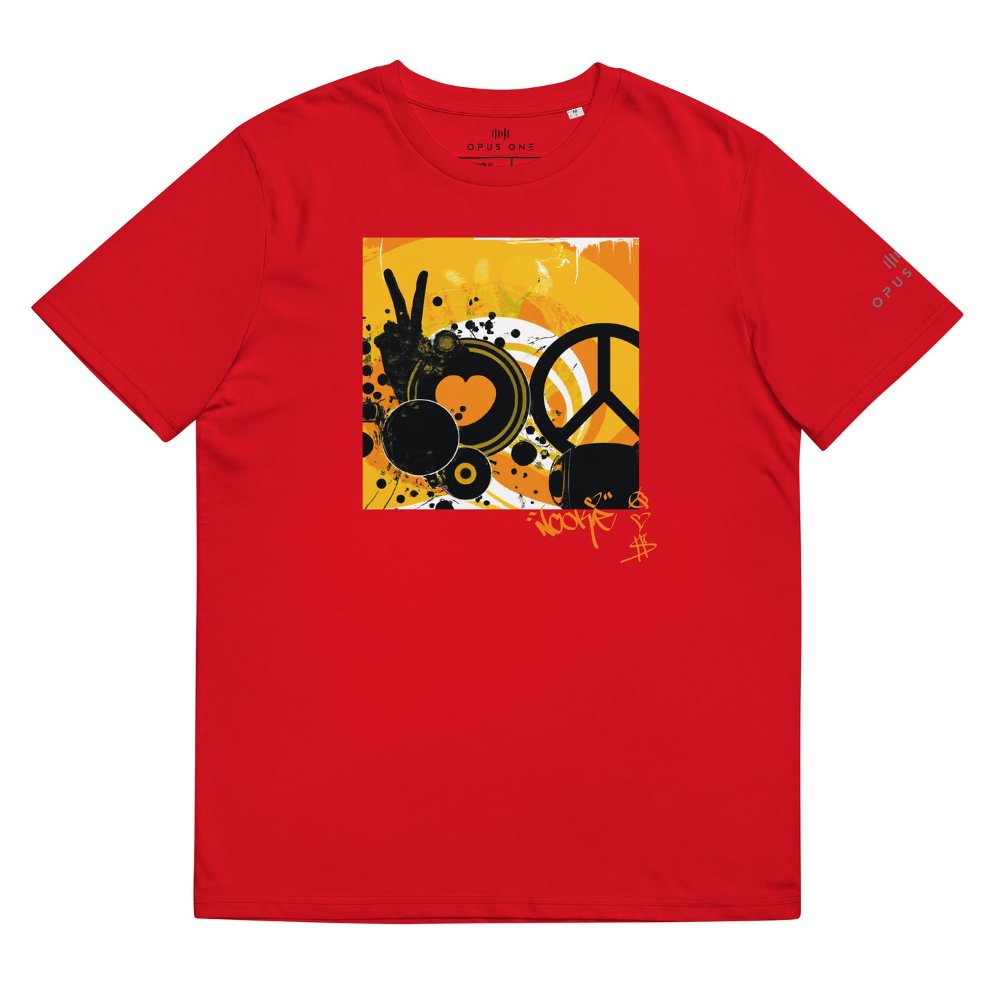 Signature Series (Nookie v5) Unisex organic cotton t-shirt MAIN FRONT PRINT