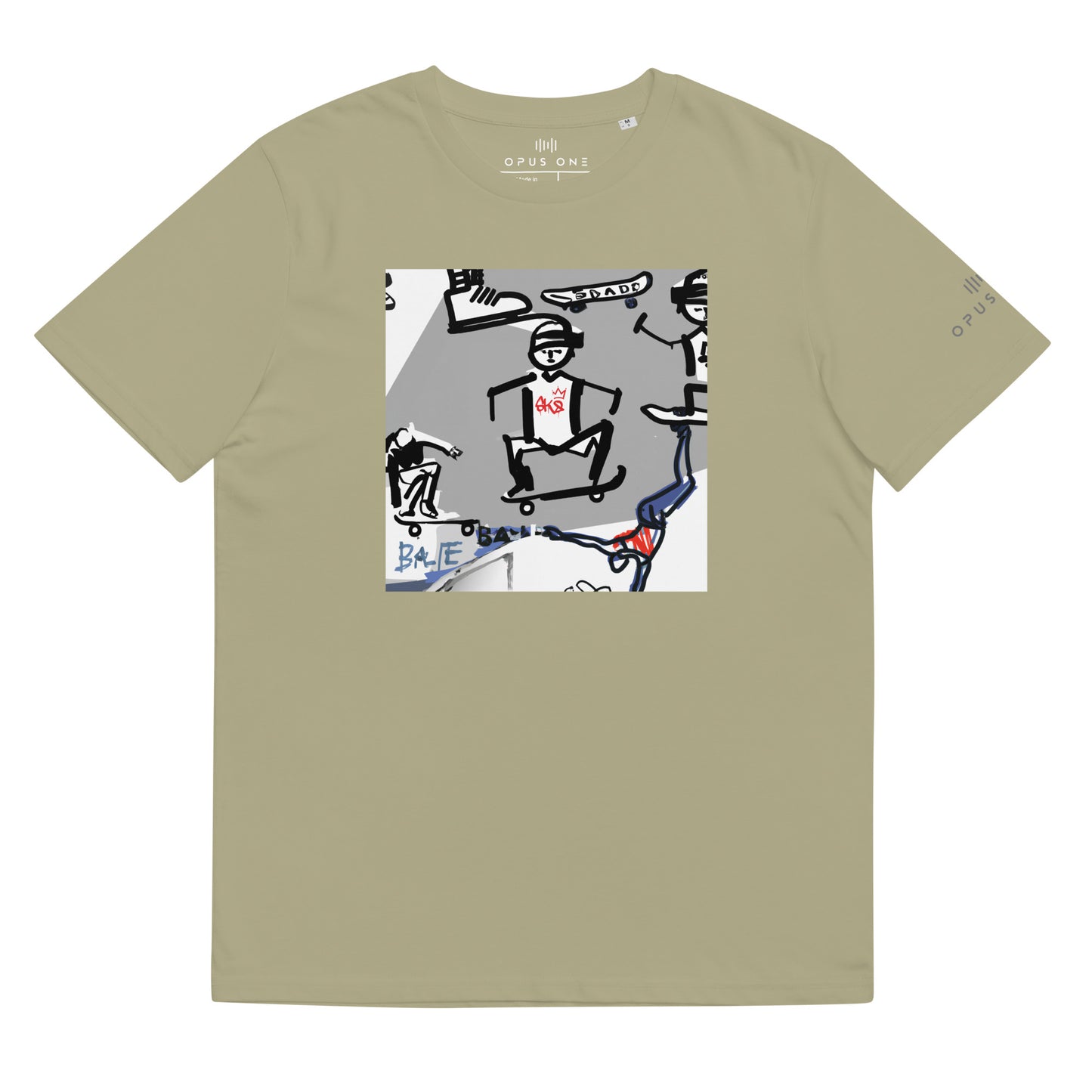 SK8 (v7) Unisex organic cotton t-shirt