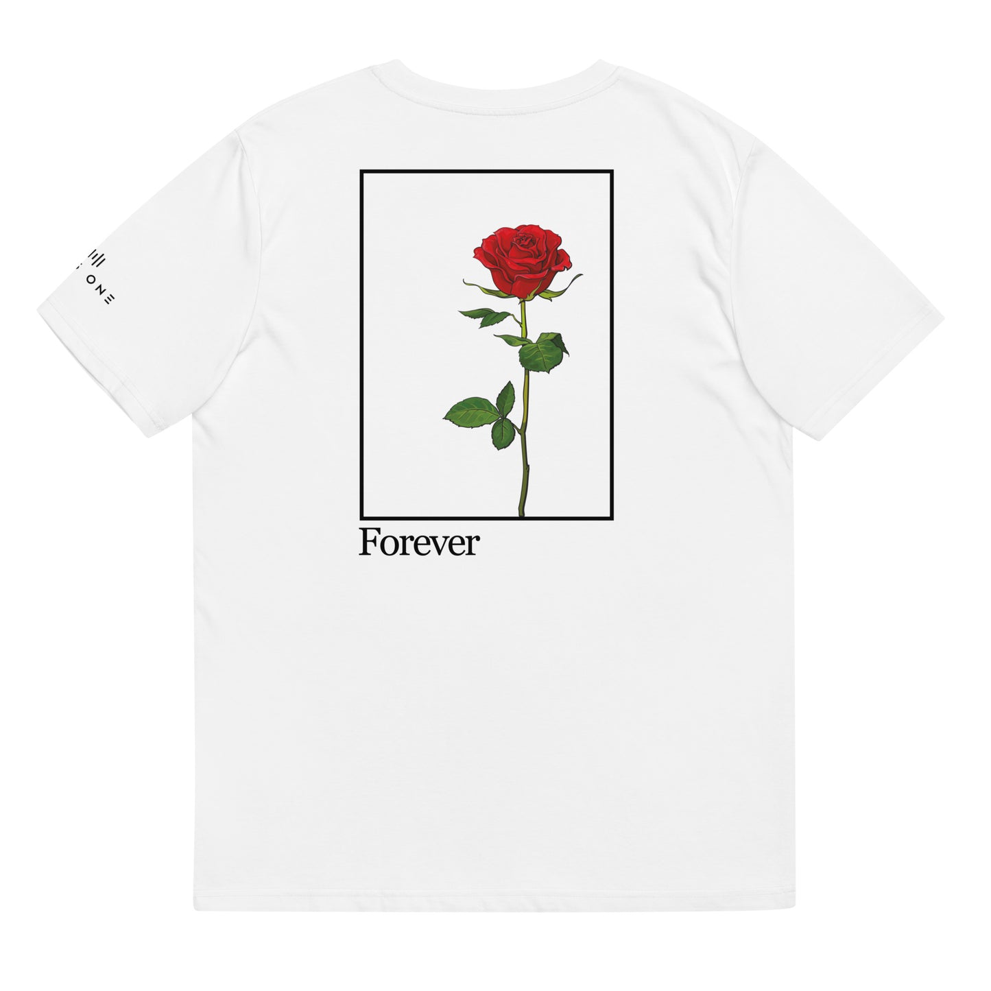 Ltd (Forever v1) Unisex organic cotton t-shirt (Black Text)