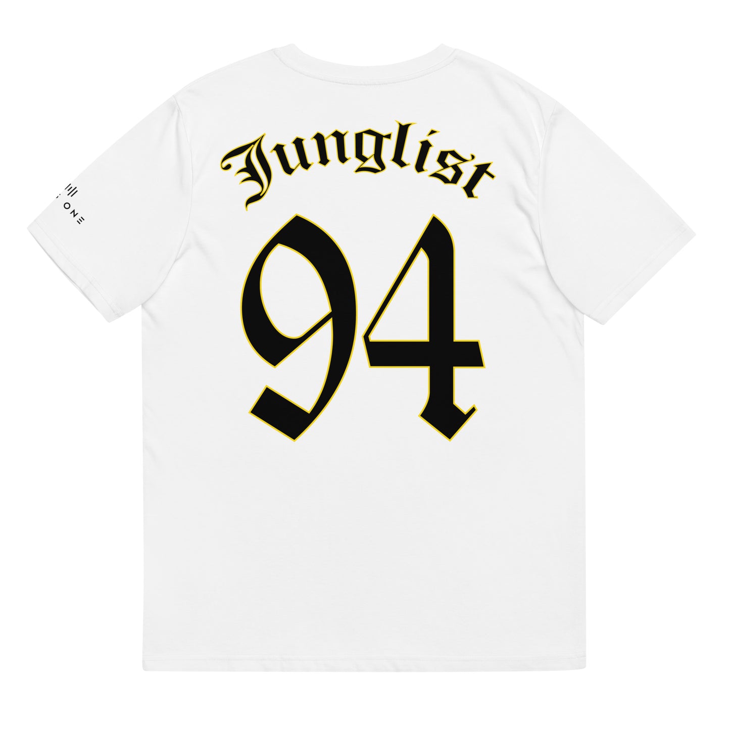 D&B / Junglist (v4) Unisex organic cotton t-shirt (Black Text)