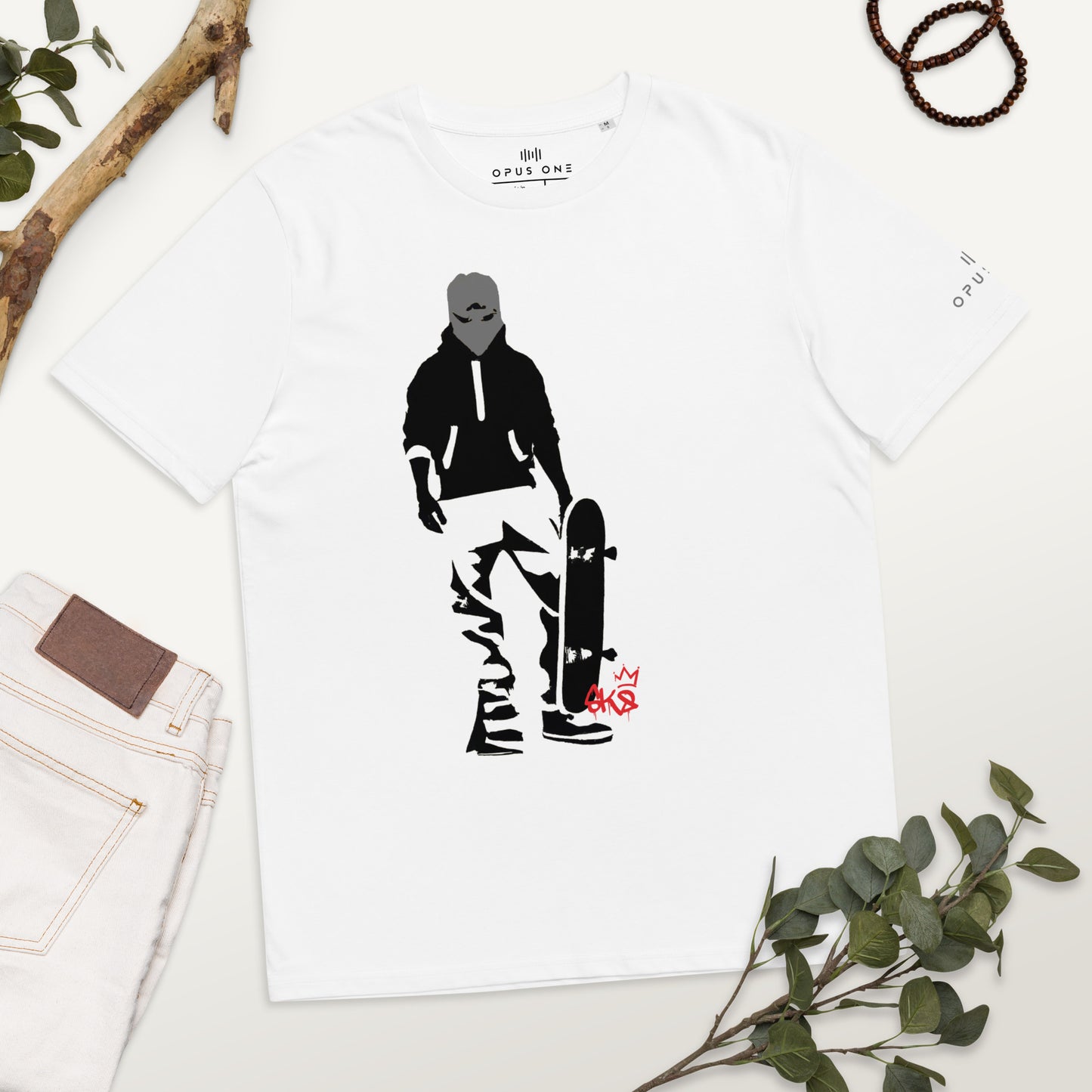 SK8 (v6) Unisex organic cotton t-shirt