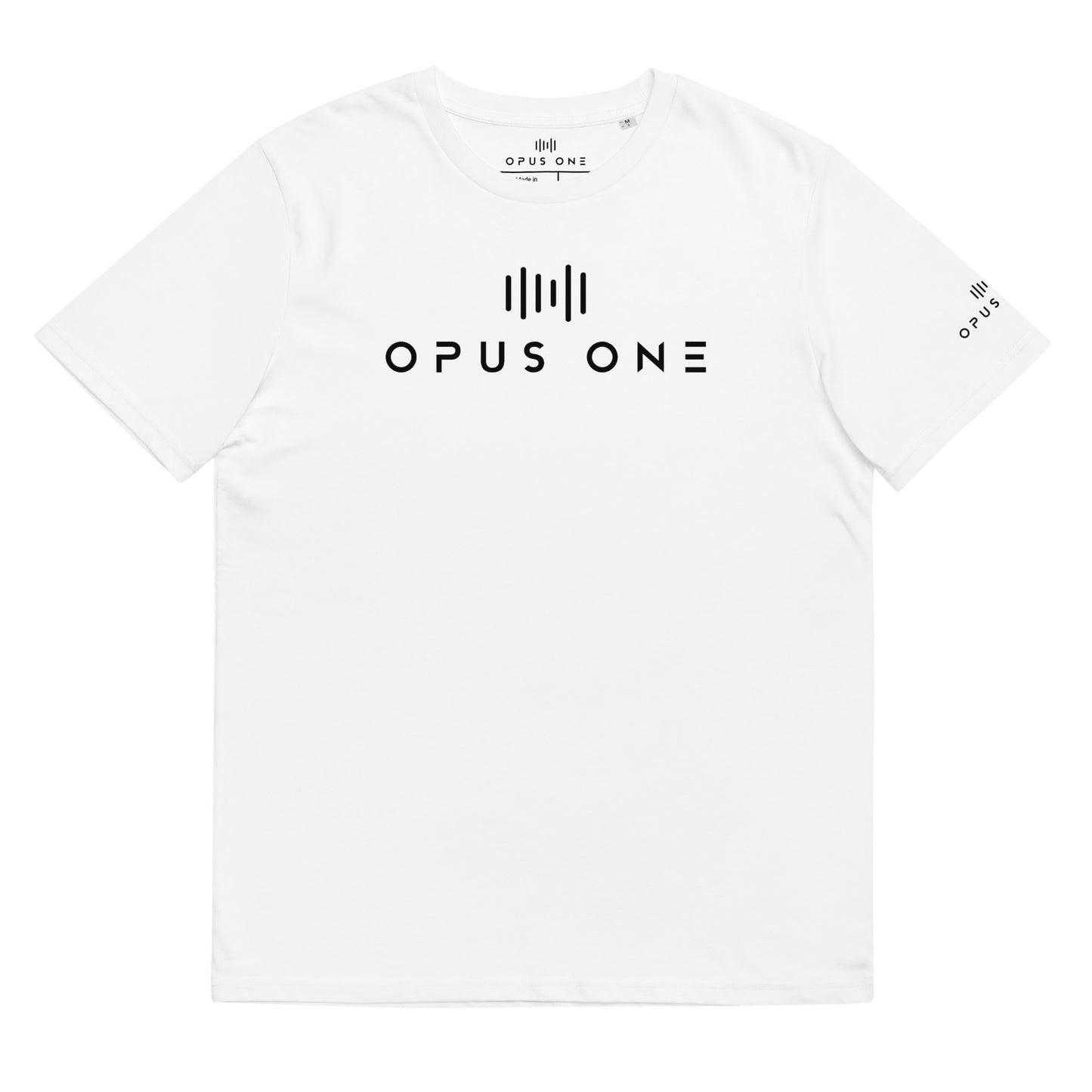 Ltd (Opus One v1) Unisex organic cotton t-shirt (Black Text)