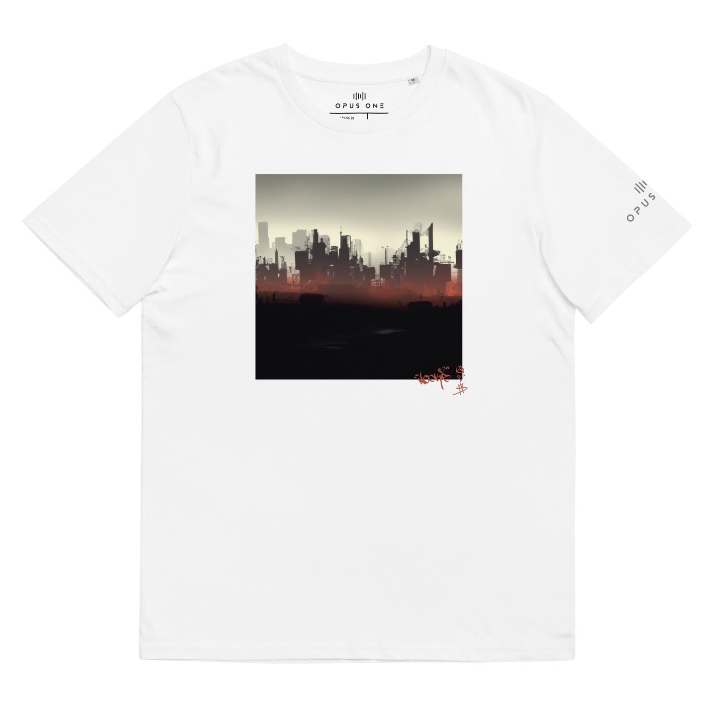 Signature Series (Nookie v6) Unisex organic cotton t-shirt MAIN FRONT PRINT