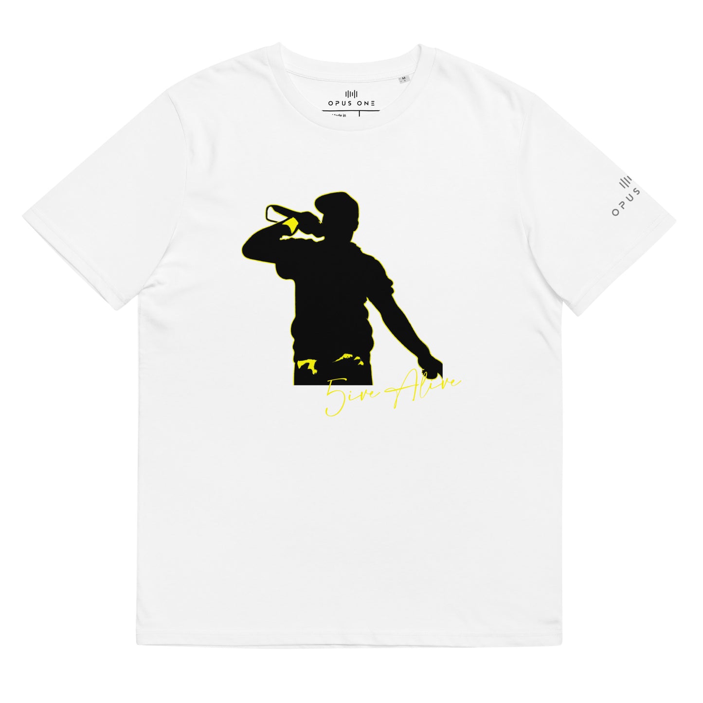 Signature Series (5ive Alive v7) Unisex organic cotton t-shirt MAIN FRONT PRINT