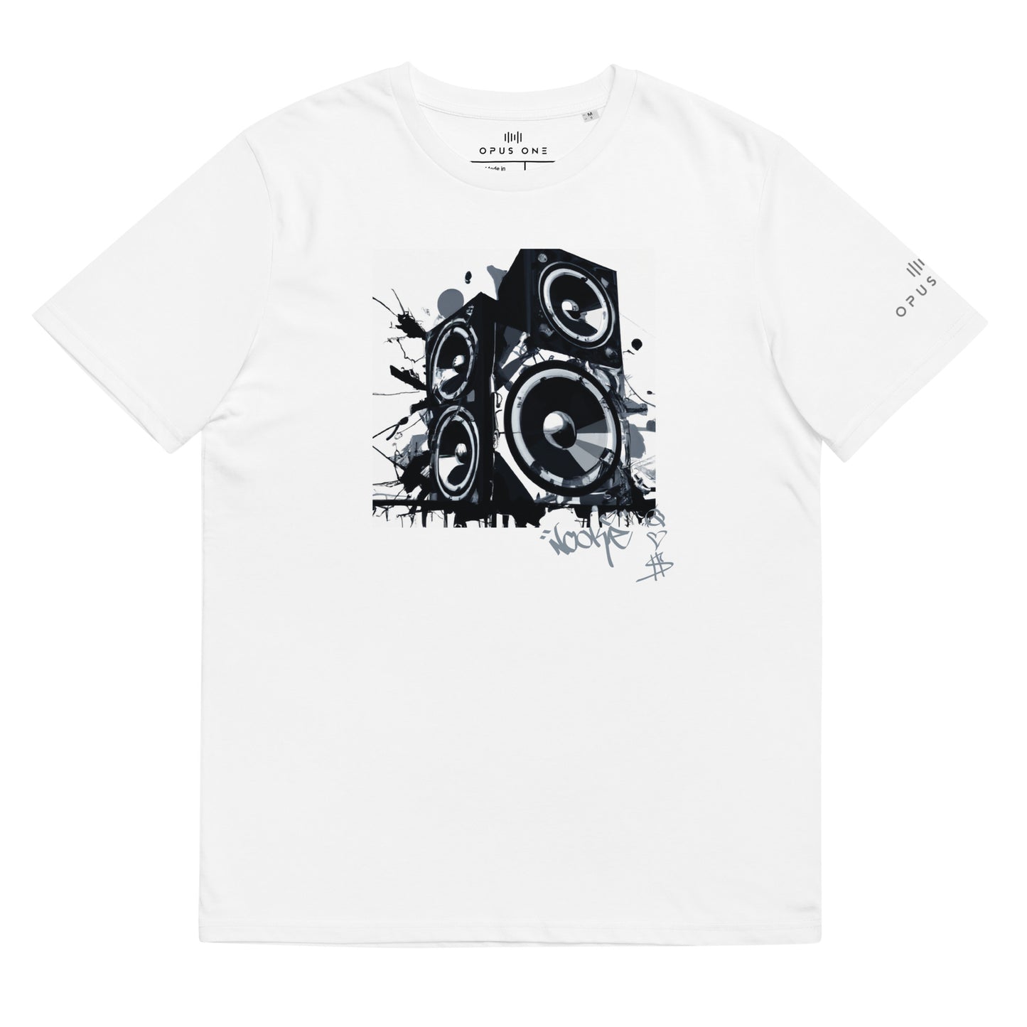 Signature Series (Nookie v2) Unisex organic cotton t-shirt MAIN FRONT PRINT