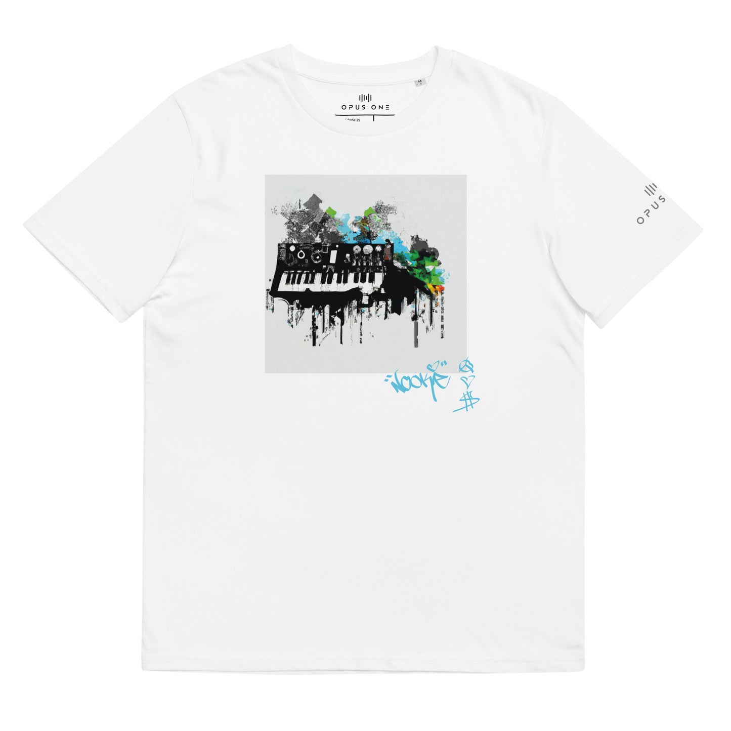 Signature Series (Nookie v3) Unisex organic cotton t-shirt MAIN FRONT PRINT