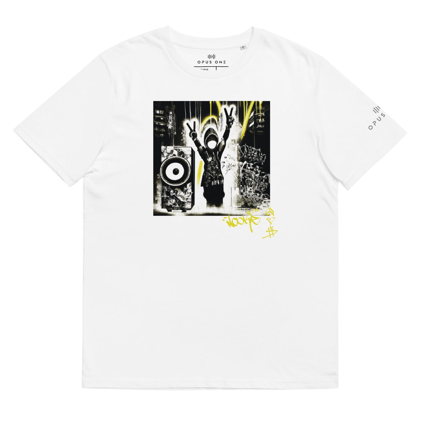 Signature Series (Nookie v4) Unisex organic cotton t-shirt MAIN FRONT PRINT