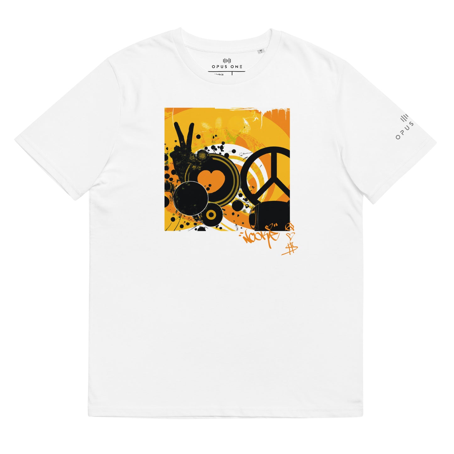 Signature Series (Nookie v5) Unisex organic cotton t-shirt MAIN FRONT PRINT