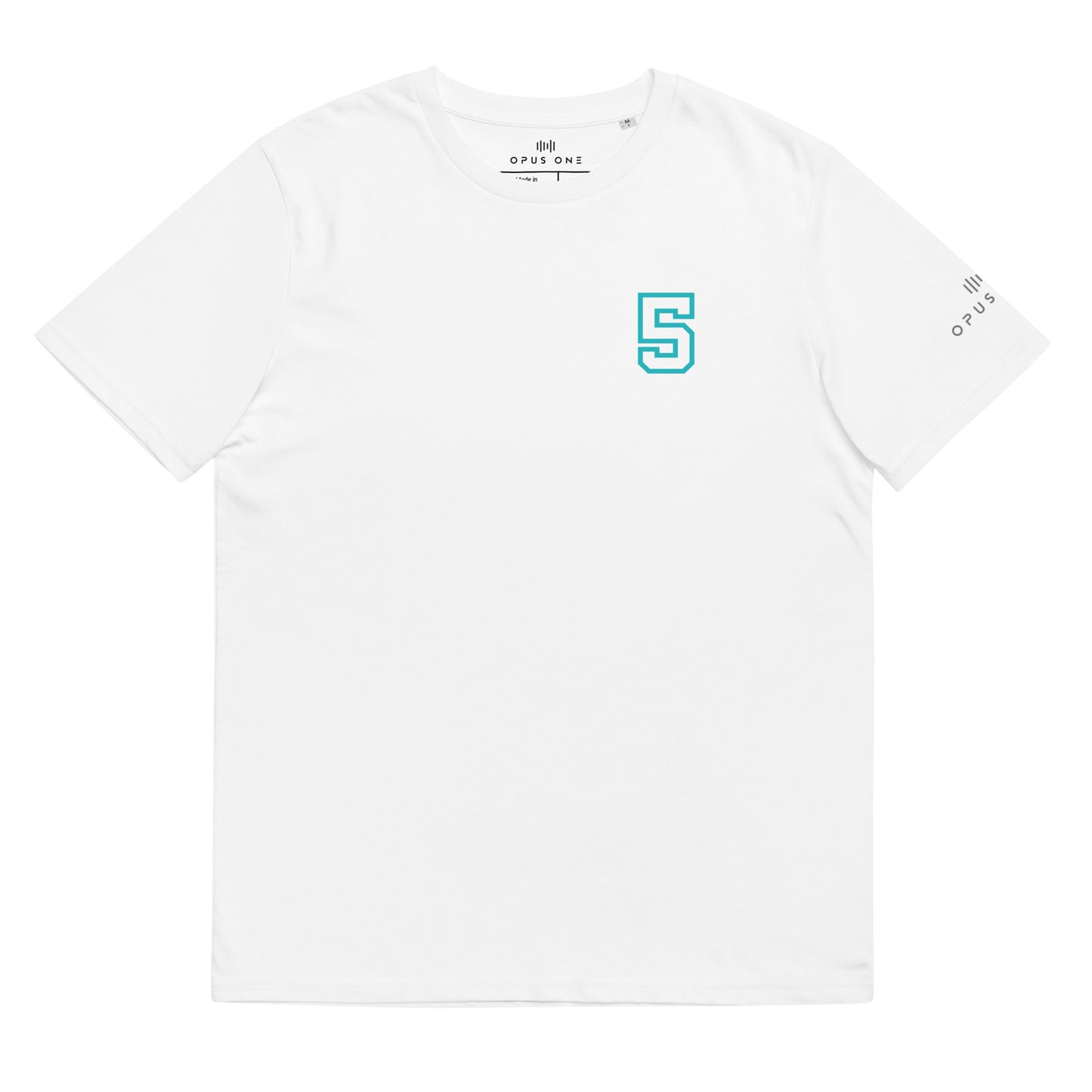 Signature Series (5ive Alive Jet Ski) Unisex organic cotton t-shirt MAIN BACK PRINT